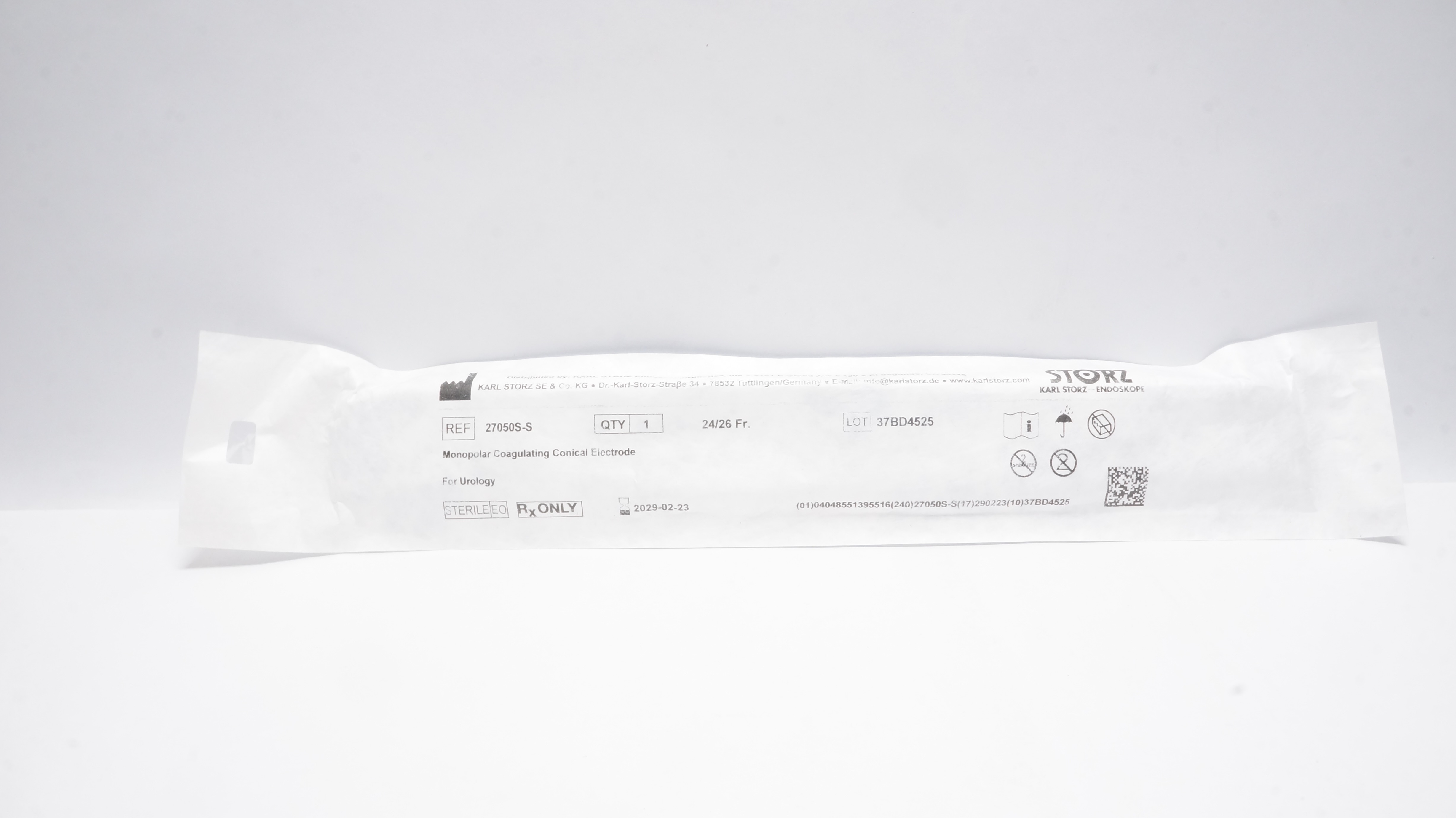 KARL STORZ 27050S-S Monopolar Coagulating Conical Electrode 24/26Fr For Urology