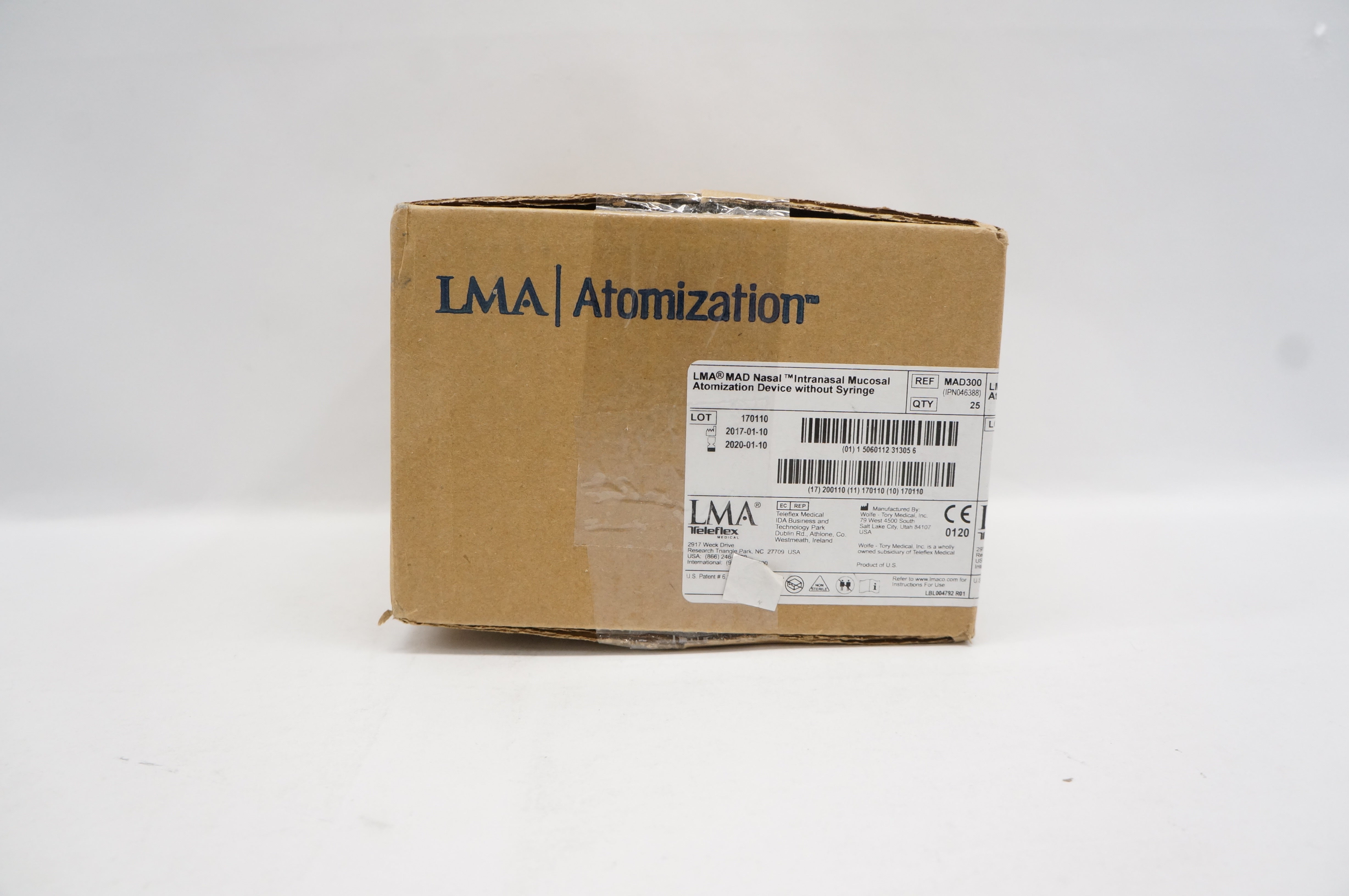 Teleflex MAD300 MAD Nasal Intranasal Mucosal Atomization Device - Box of 25 (x)