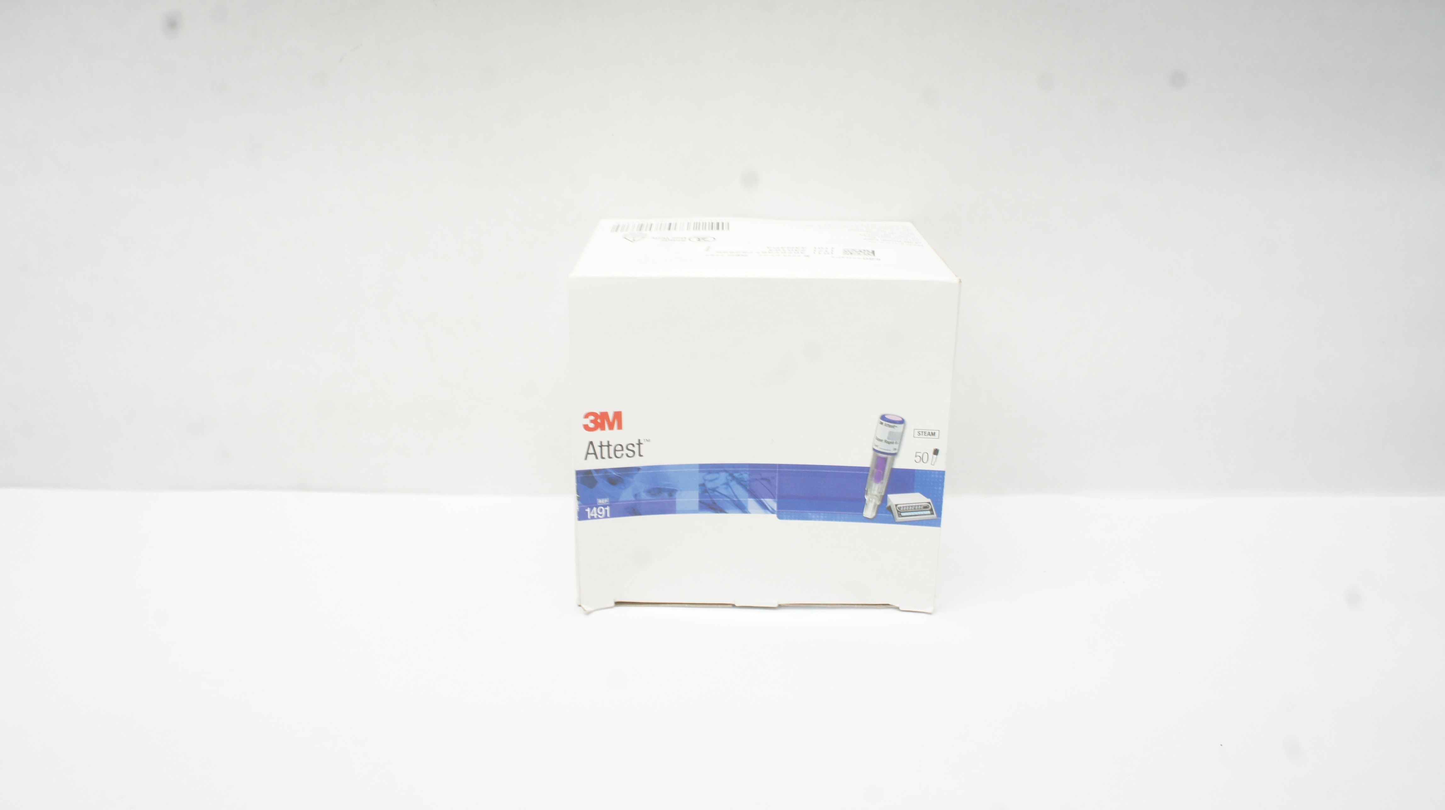 3M 1491 Attest Super Rapid Biological Indicator Steam Sterilization(x)-Box of 18