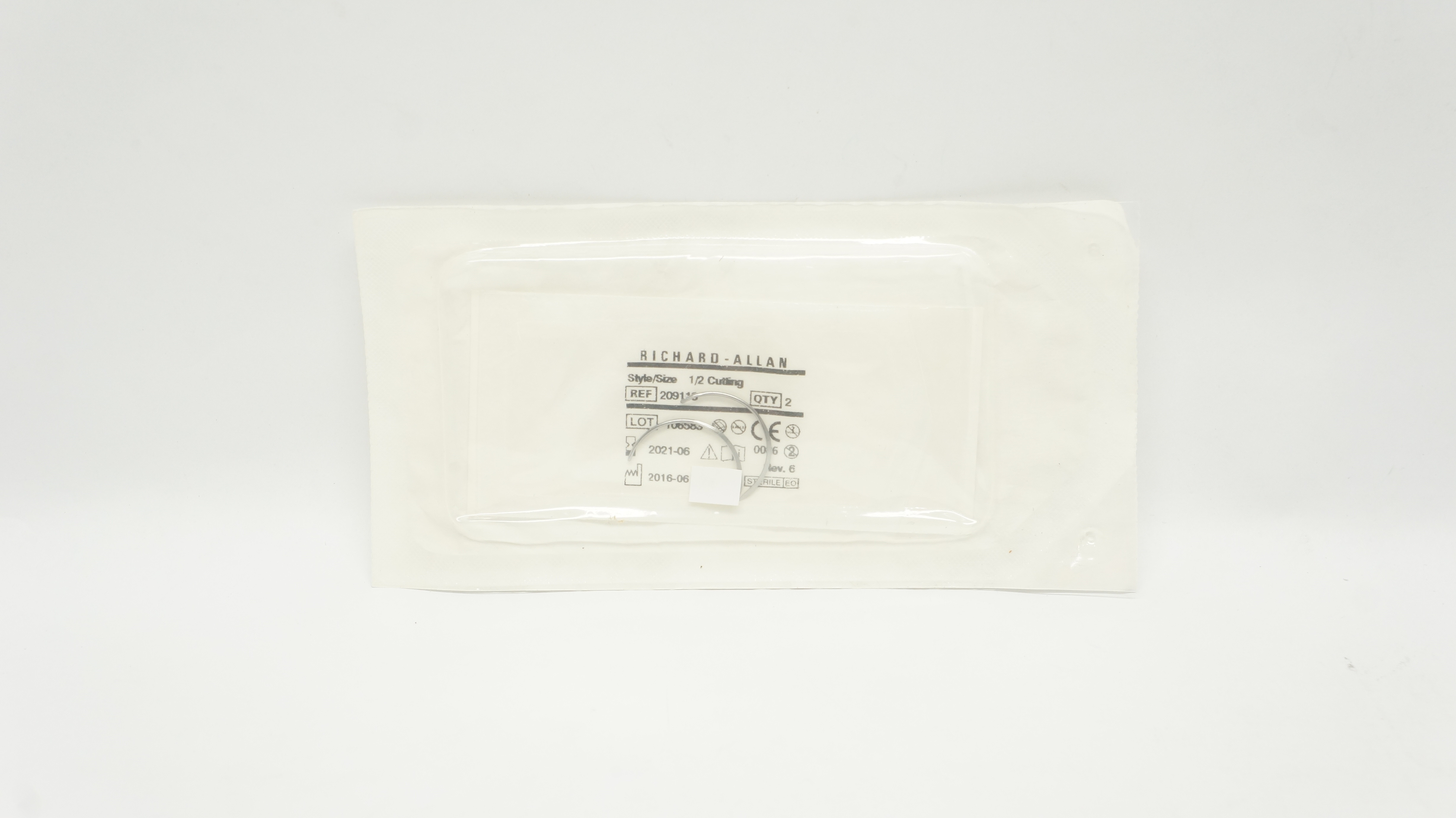 Richard-Allan 209113 Ndle 1/2 Cutting (x) - Pack of 2