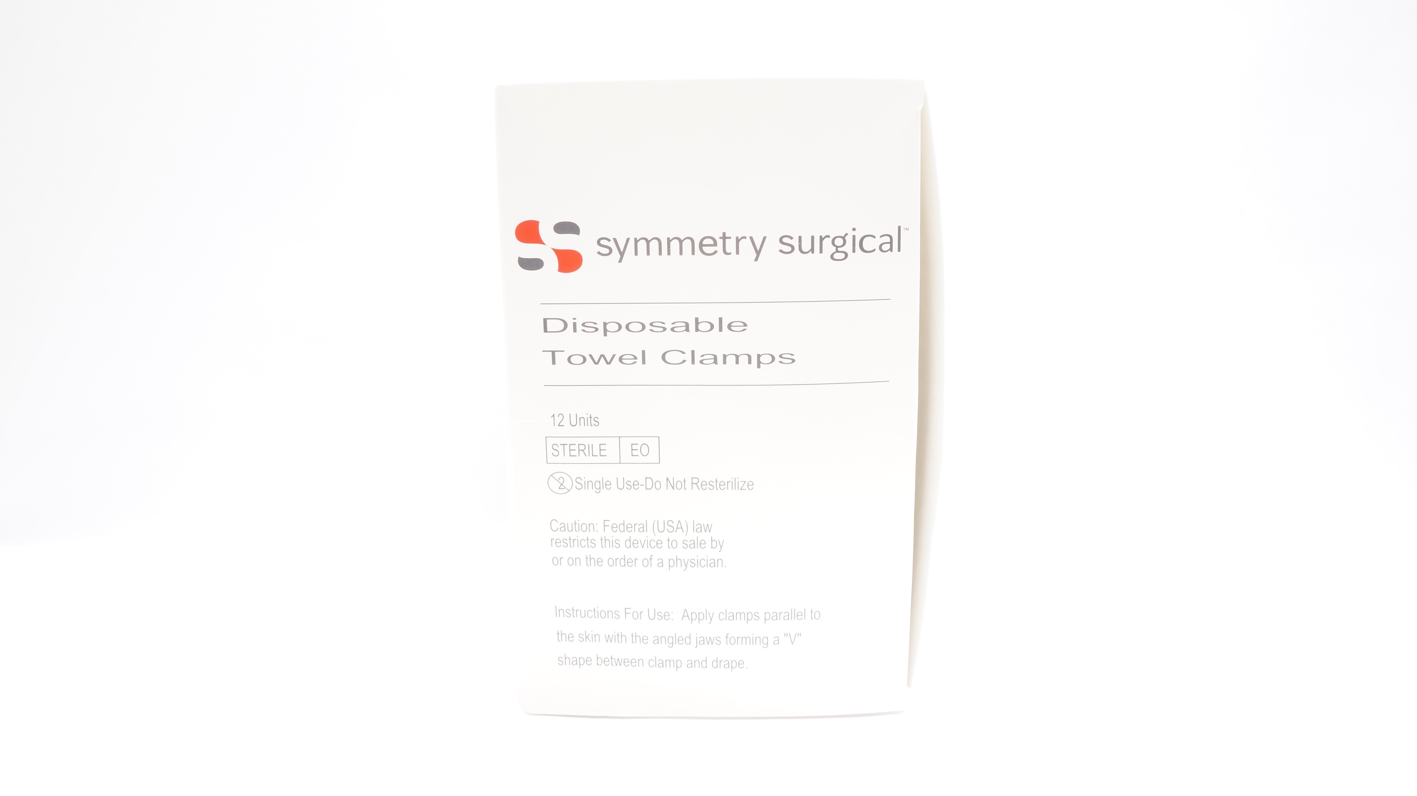 Symmetry 19-4137 Disposable Towel Clamps (x) - Box of 11