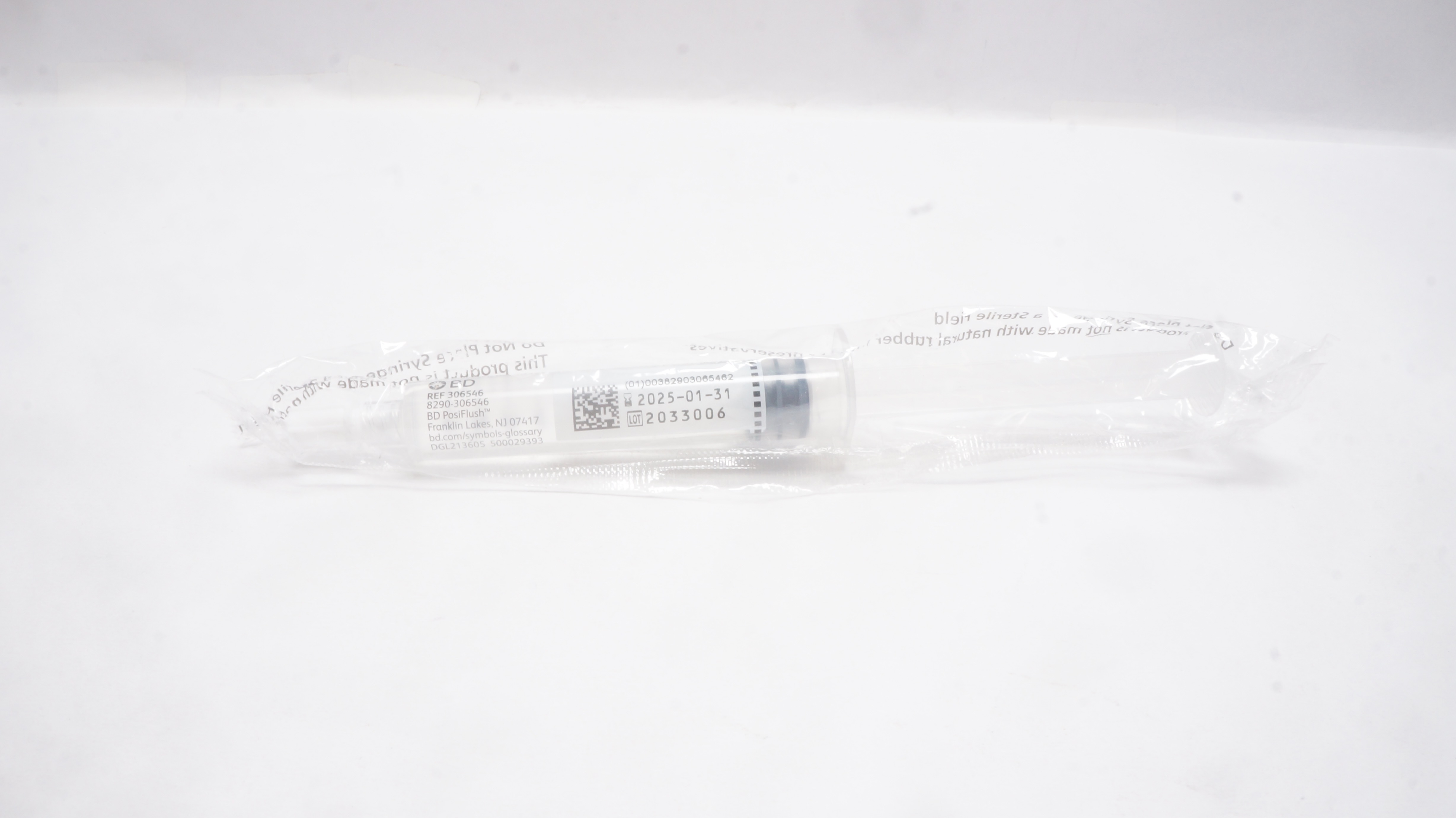 BD 306546 0.9% Sodium Chloride Injection USP 10ml