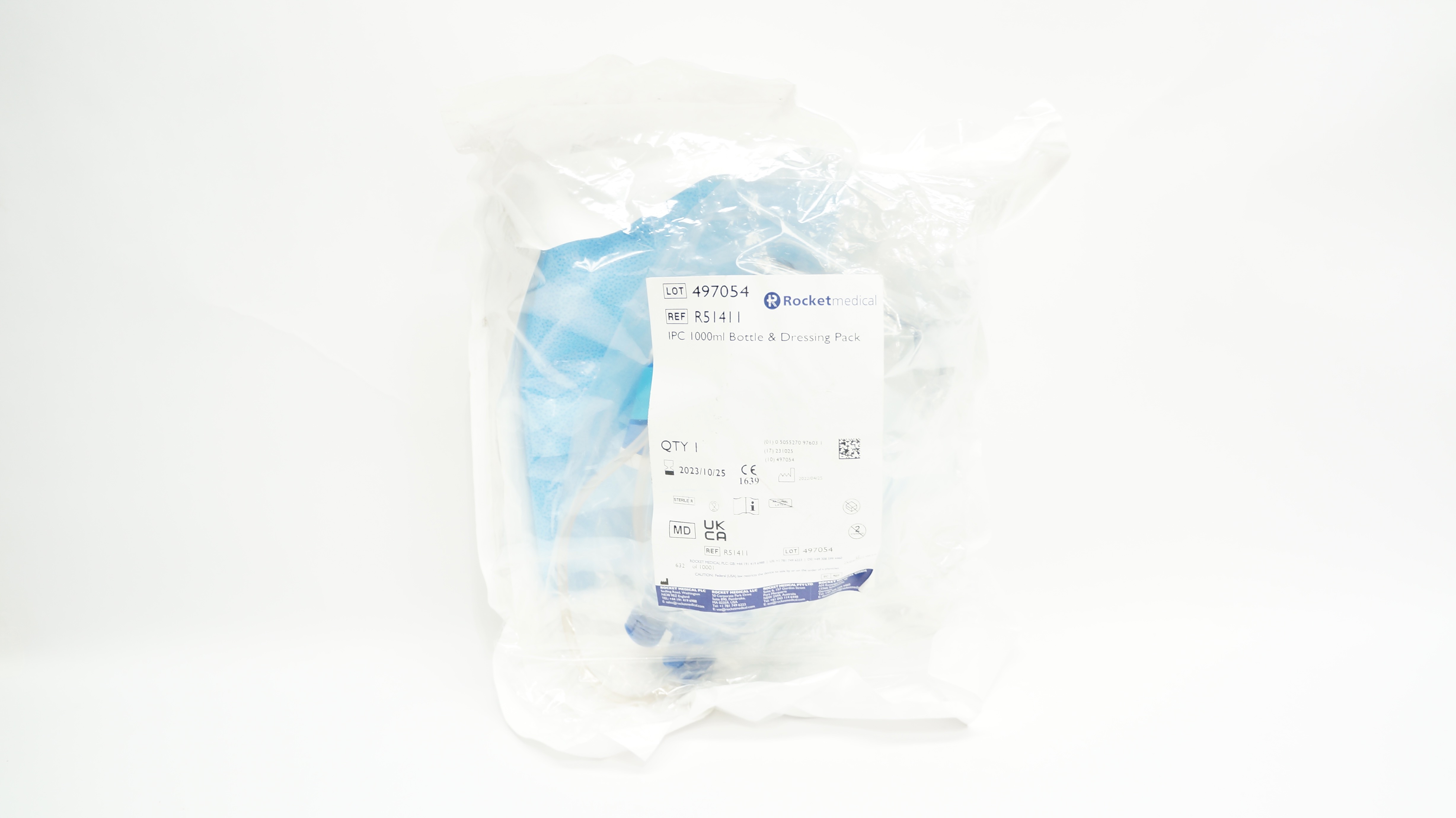 Rocket Medical R51411 IPC 1000ml Bottle & Dressing Pack (x)