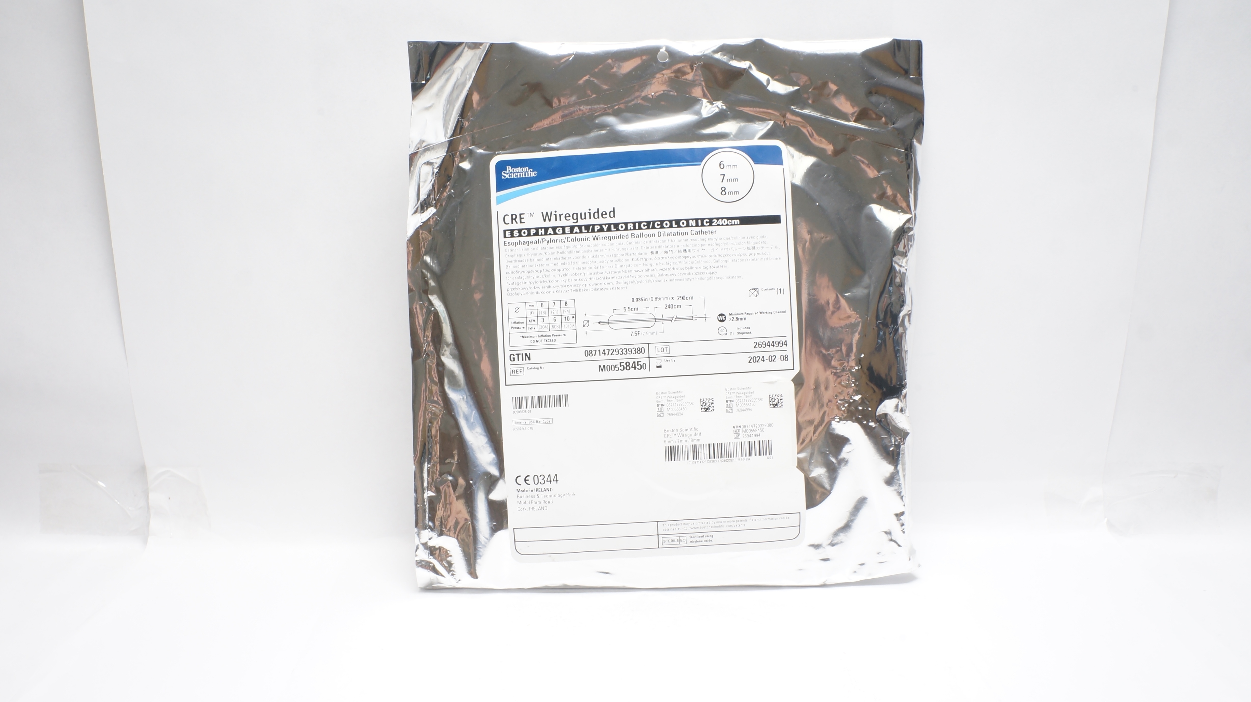 Boston Scientific 5845 CRE Wireguided Eposhageal/Pyloric/Colonic 6mmx7mmx8mm (x)