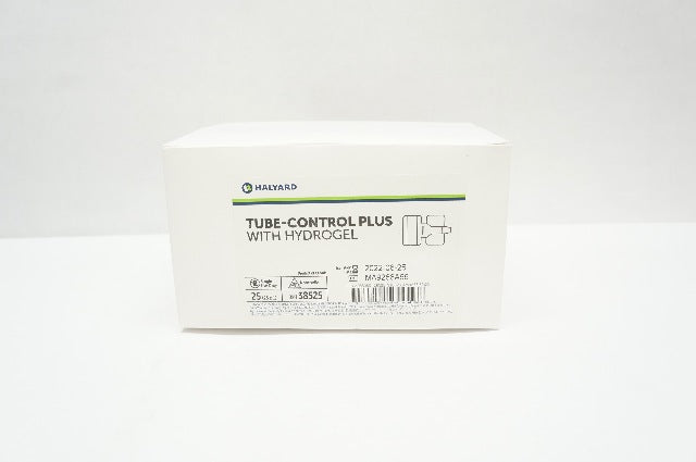 Halyard 38525 Tube-Control Plus  With Hydrogel - Box of 25 (x)