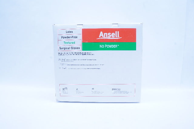 Ansell 8607 Surgical Gloves, Latex, Textured, Size 8-1/2 - Box of 50 pairs