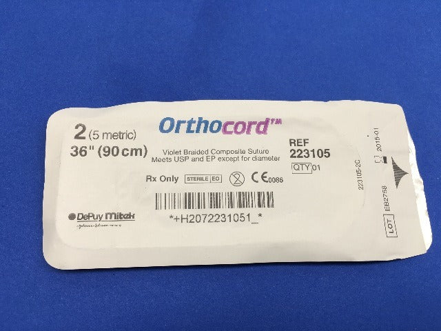 Orthocord 223105 Violet braided 2 36