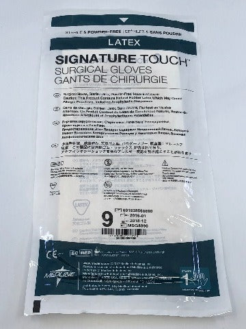 Medline MSG8990 Signature Touch Surgical Gloves Size 9 ~ Lot of 3