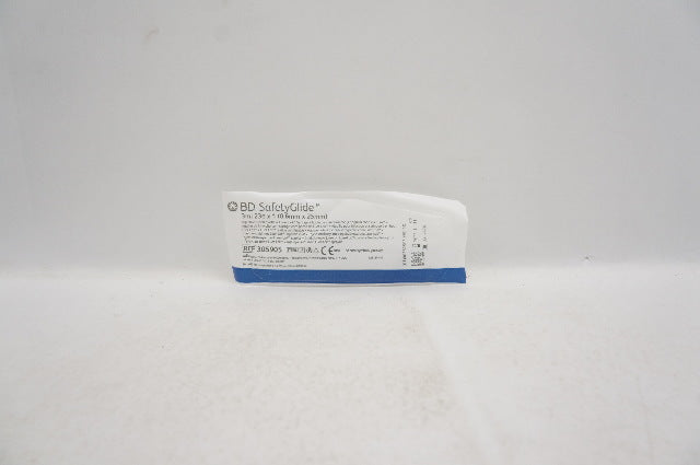 BD 305905 SafetyGlide Injection Ndle with Luer-lok Syringe 3ml 23G x 1