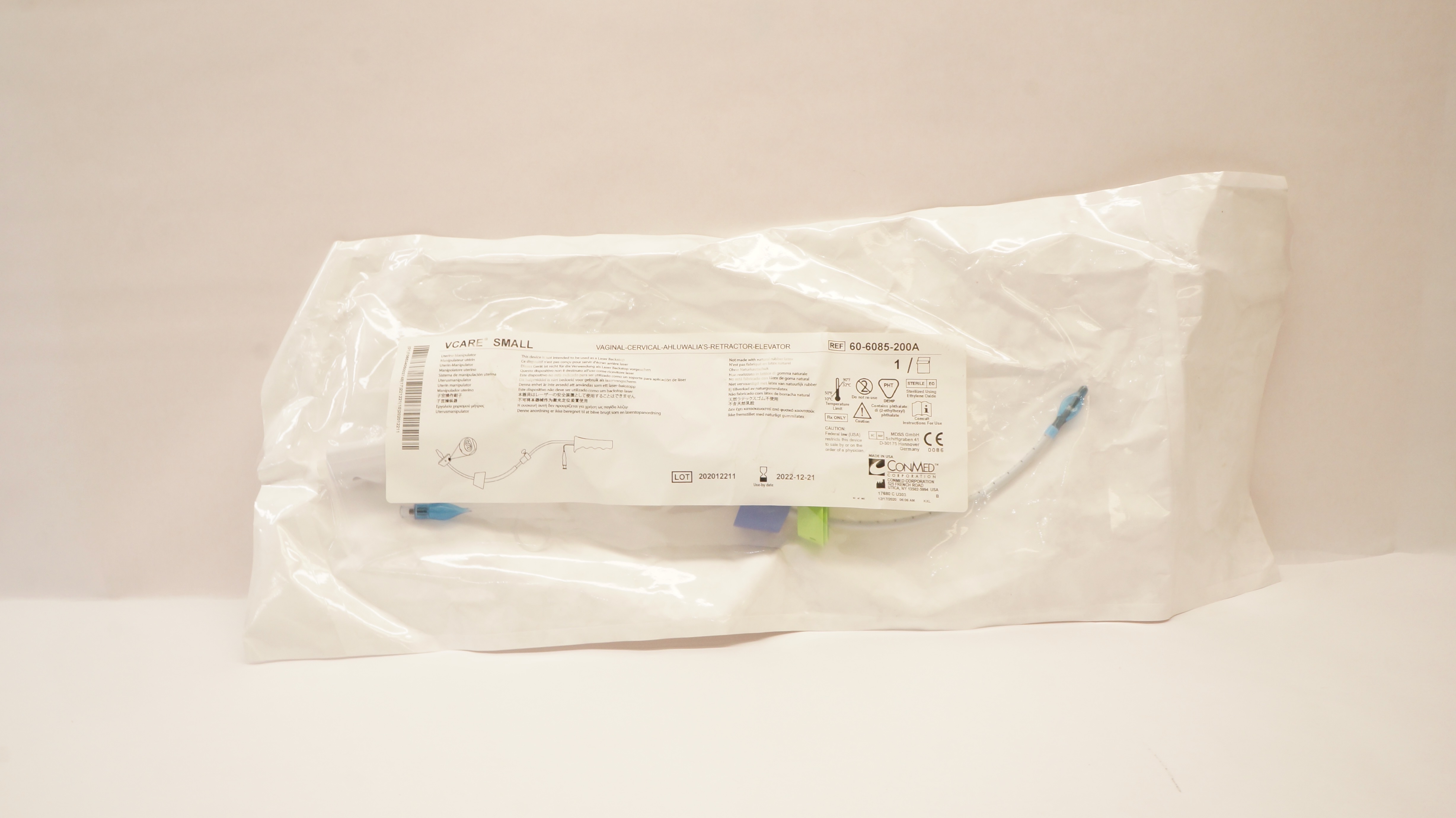 ConMed 60-6085-200A Vcare Small Uterine Manipulator (x)