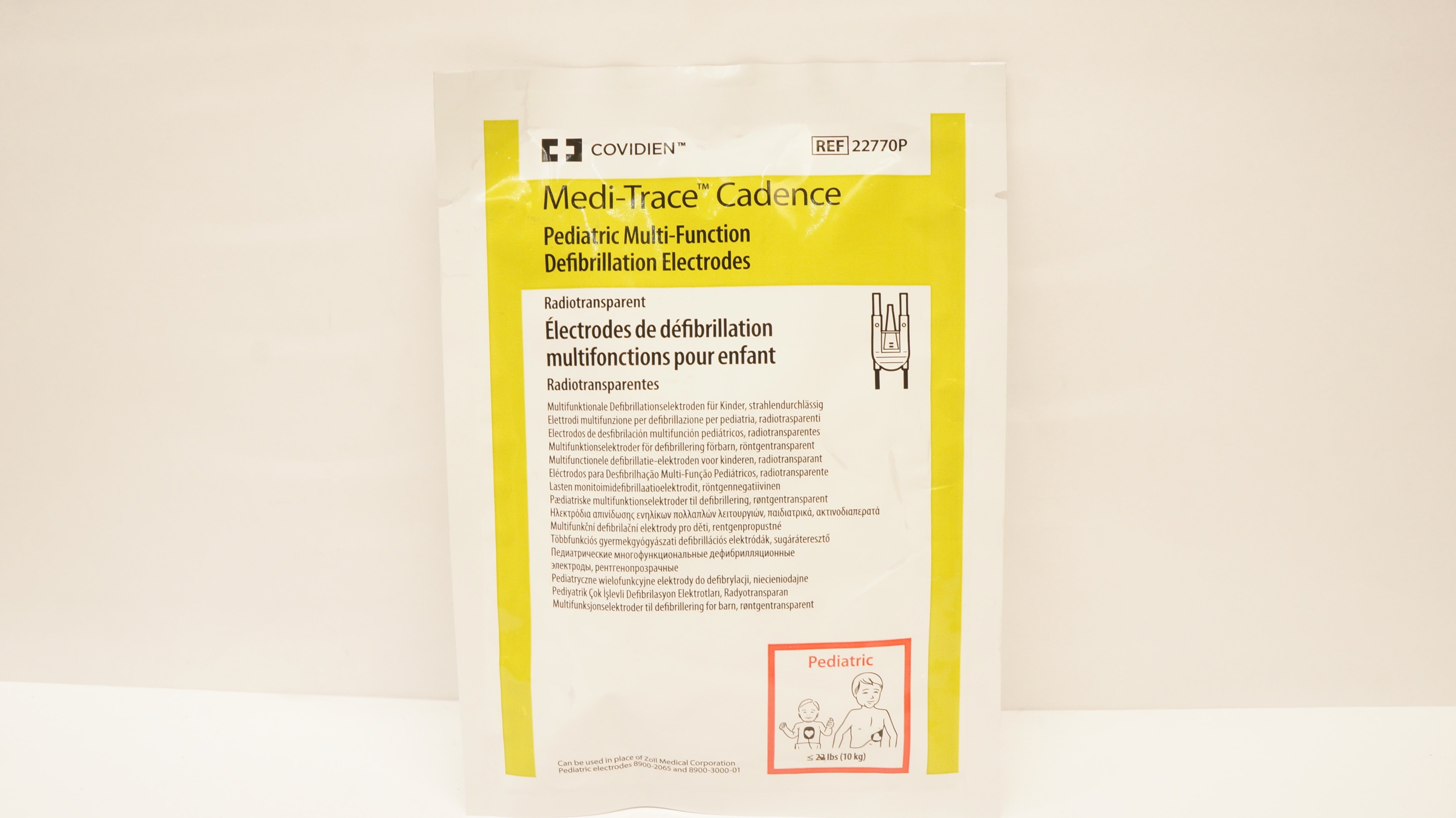 Covidien 22770P Medi-Trace Cadence Pediatric Multi-Function Electrodes ≤22lbs(x)