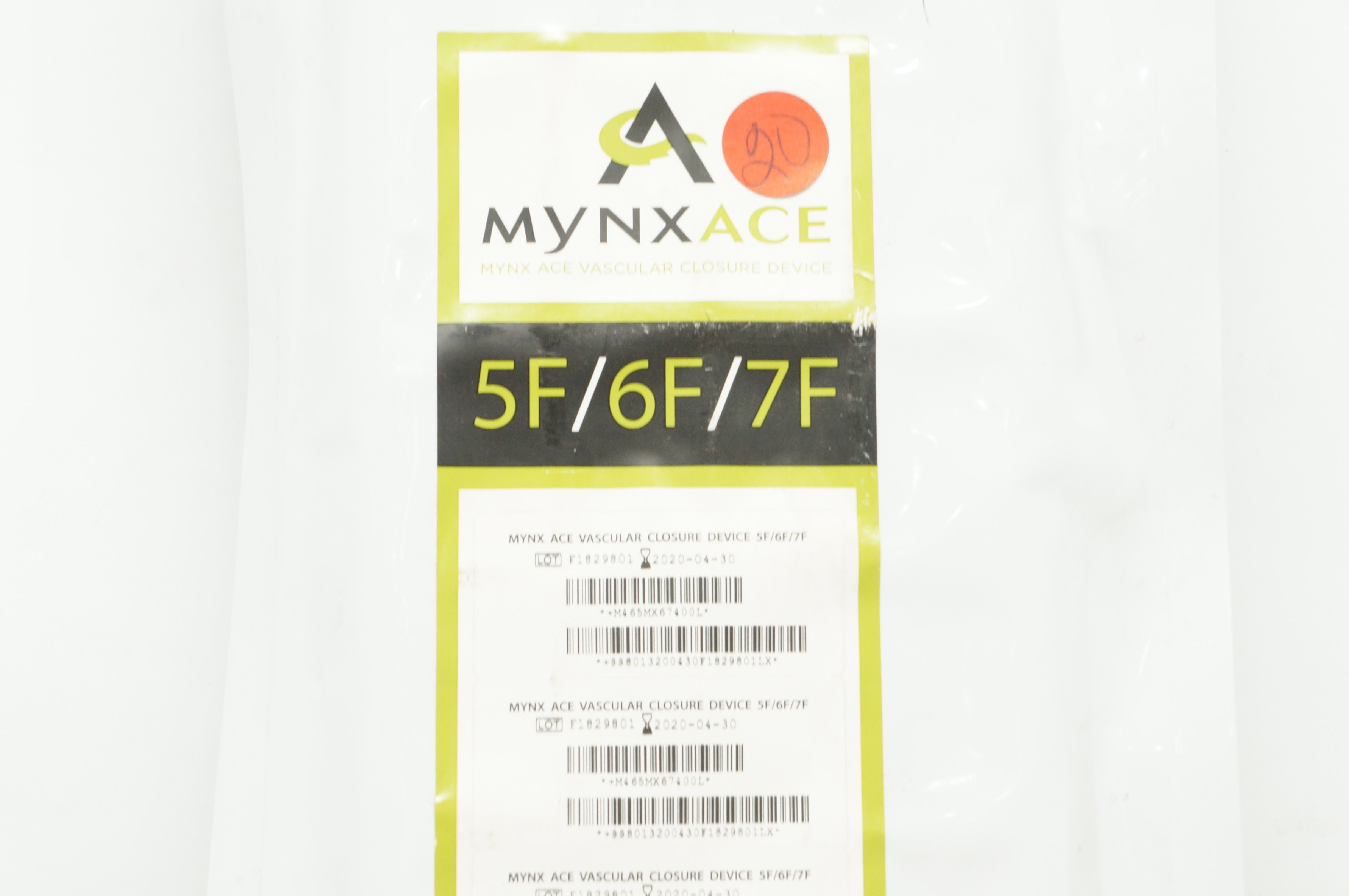 Cardinal Health MX6740 MYNX ACE Vascular Closure Device 5F/6F/7F (x)