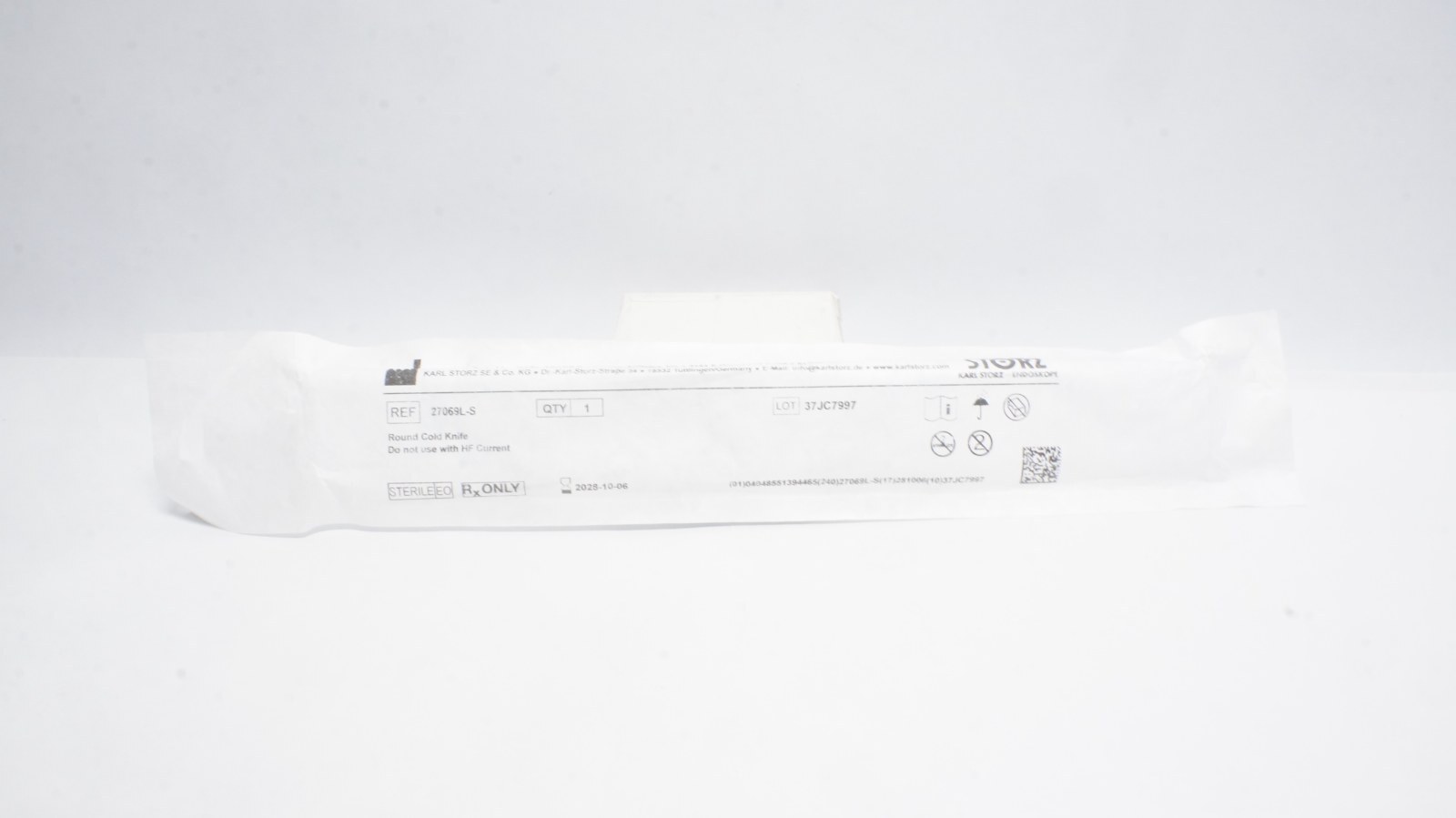 Karl Storz 27069L-S Round Cold Knife Surgical Instrument