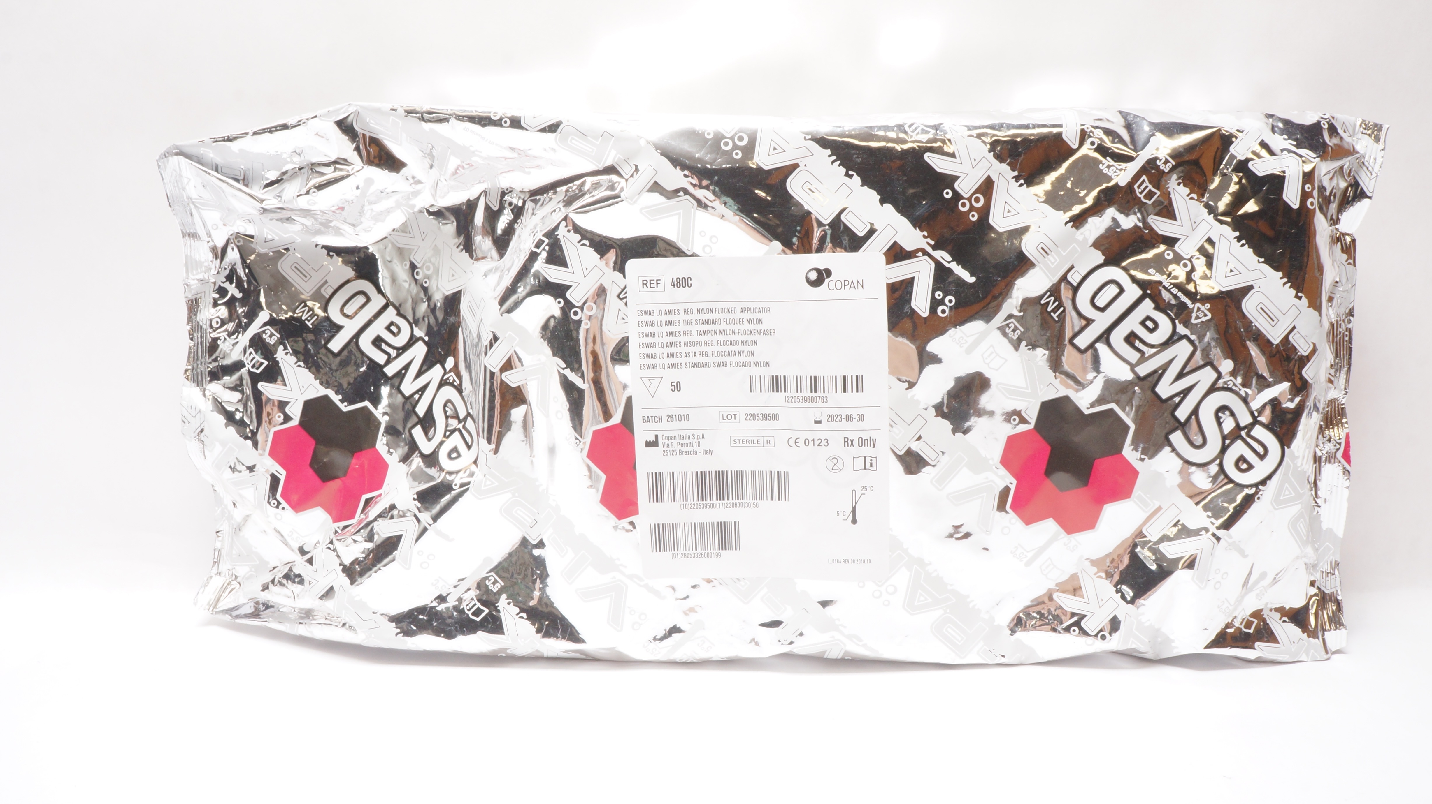 Copan 480C Eswab LQ Amies Reg. Nylon Flocked Applicator - Pack of 50