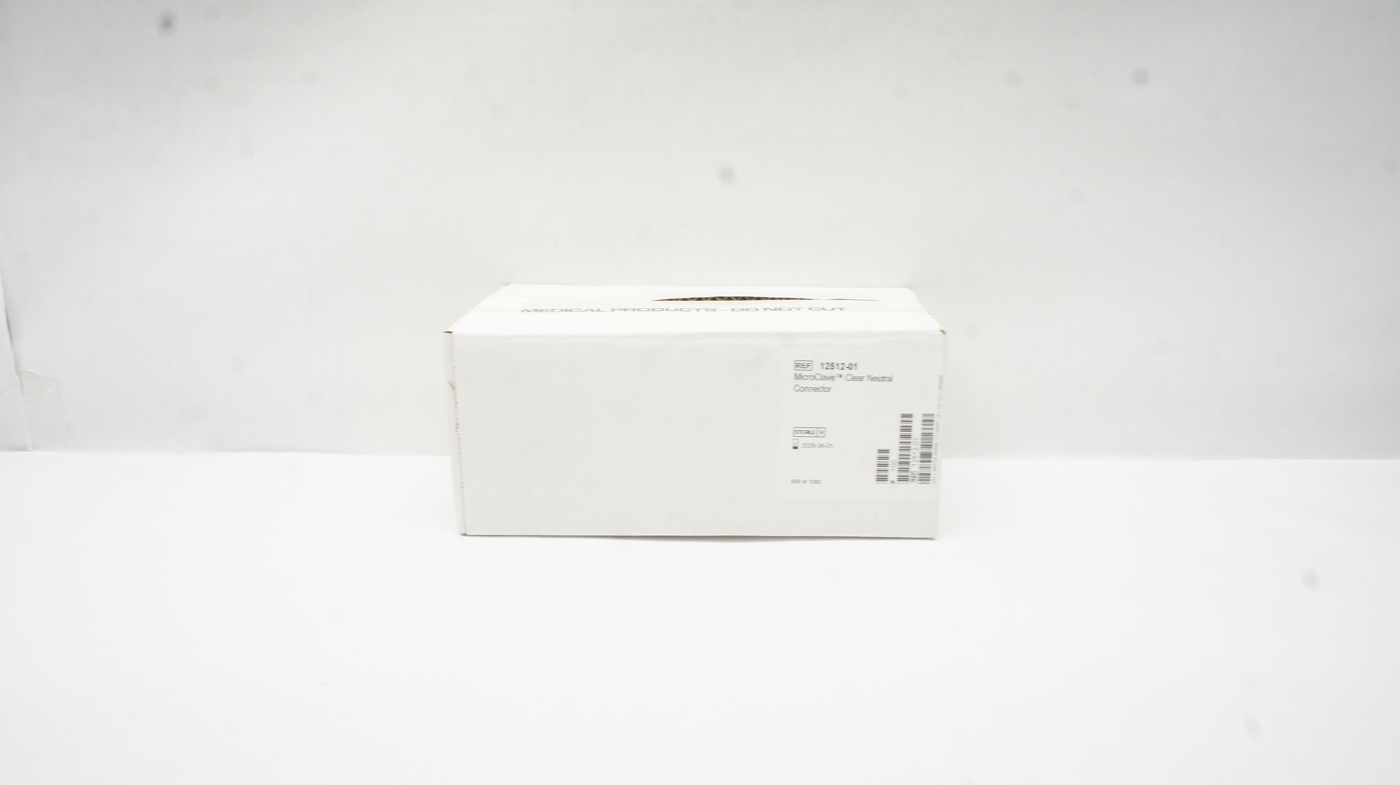 ICU Medical 12512-01 MicroClave Clear Neutral Connector - Box of 82