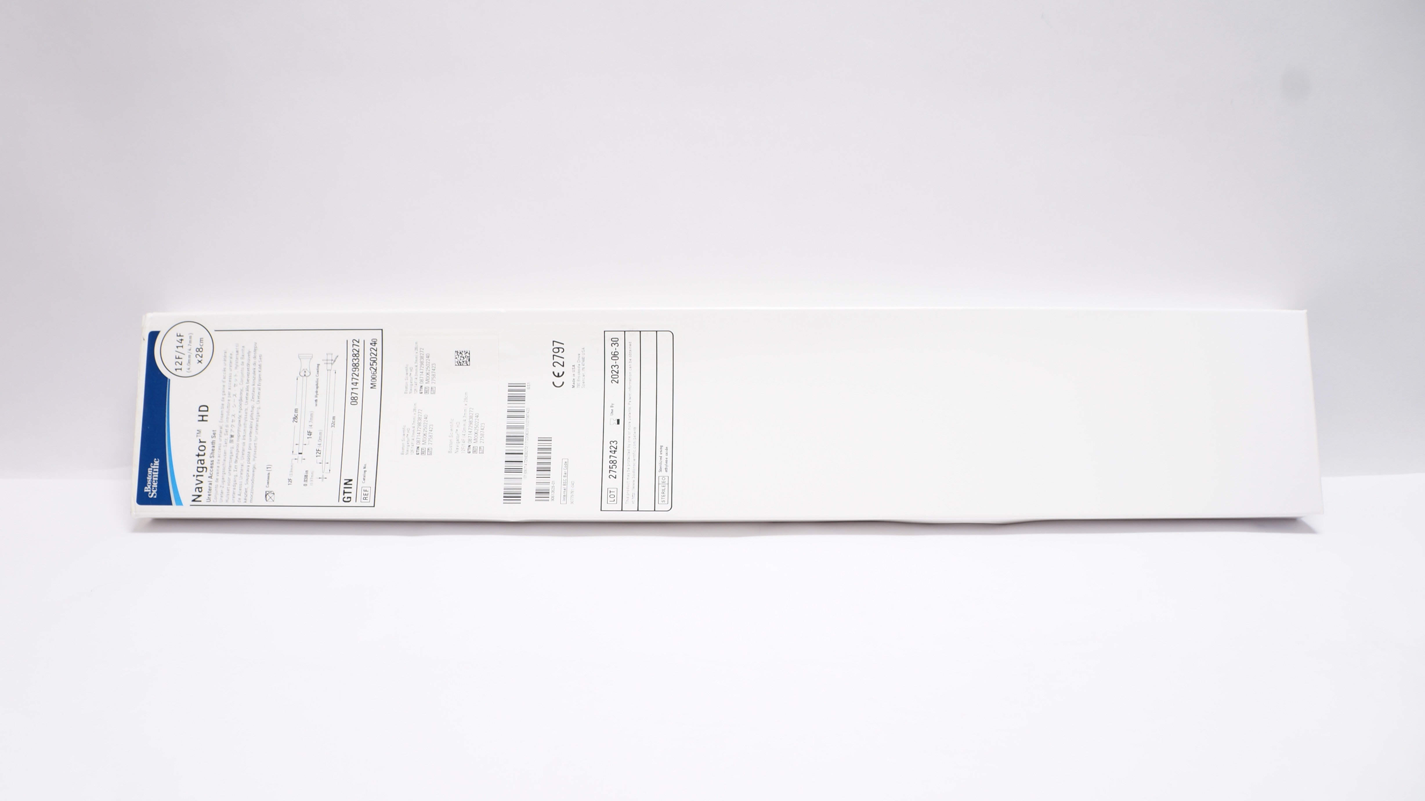 Boston Scientific M0062502240 Navigator HD Ureteral Sheath Set 12F/14F x 28cm(x)