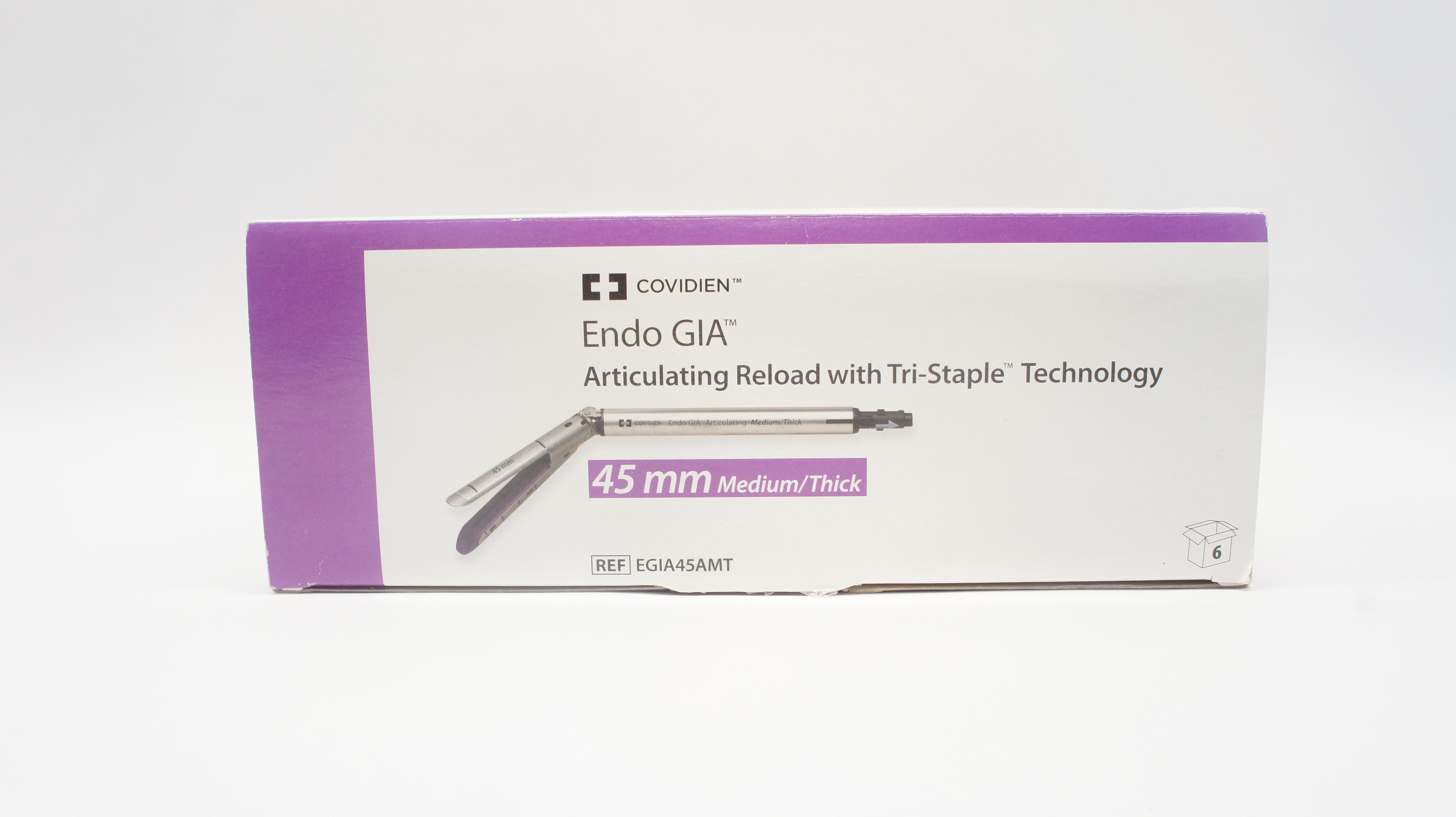 Covidien EGIA45AMT Endo GIA Articulating Reload With Tri-Staple Technology 45mm Medium/Thick