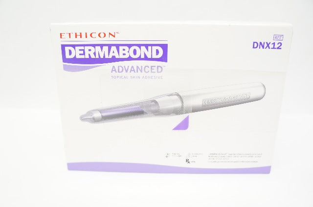 Ethicon DNX12 Dermabond Advanced Topical Skin Adhesive 0.7mL - Box of 12