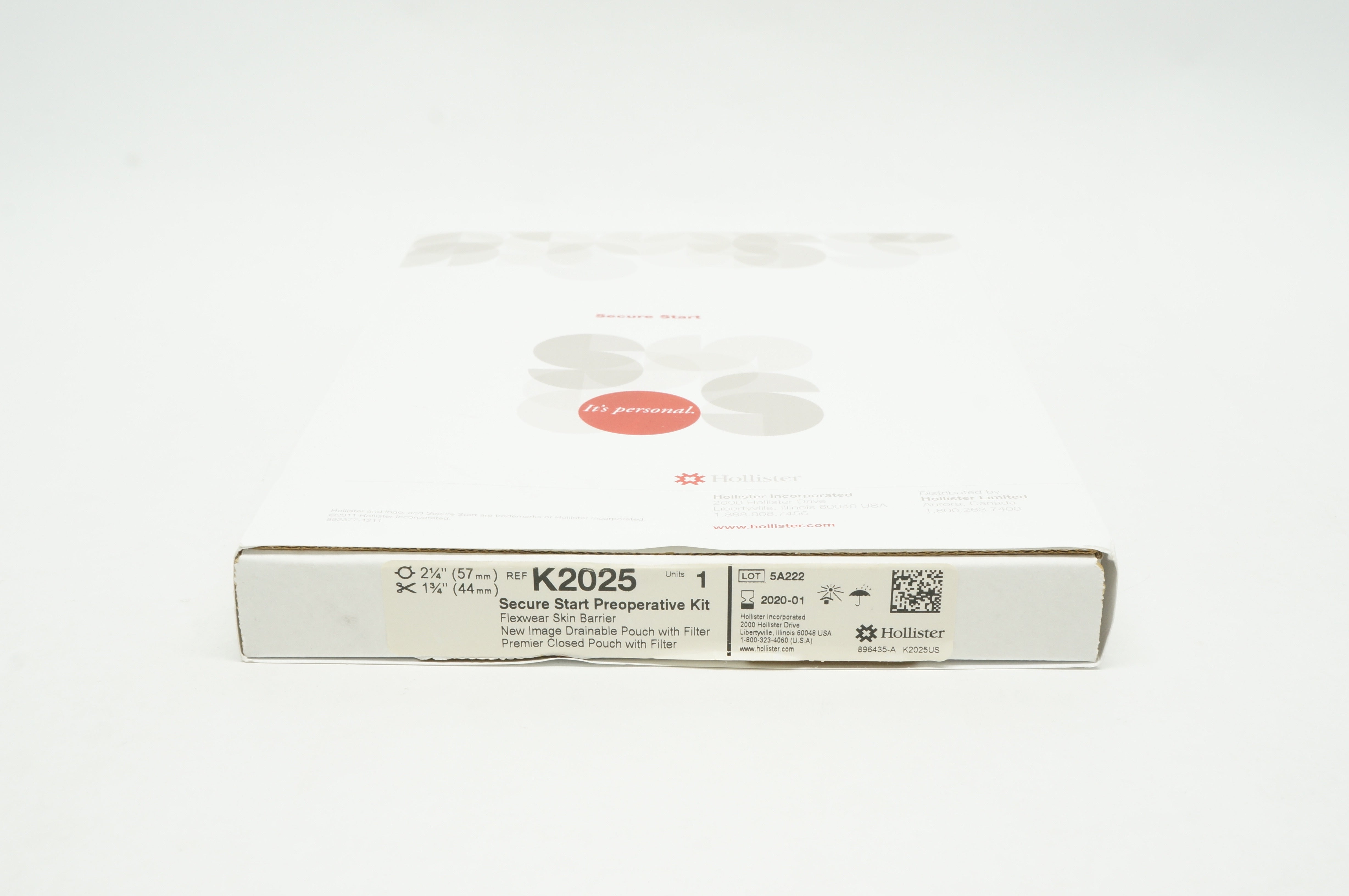 Hollister K2025 Secure Start Preoperative Kit 2-1/4inch x 1-3/4inch (x)