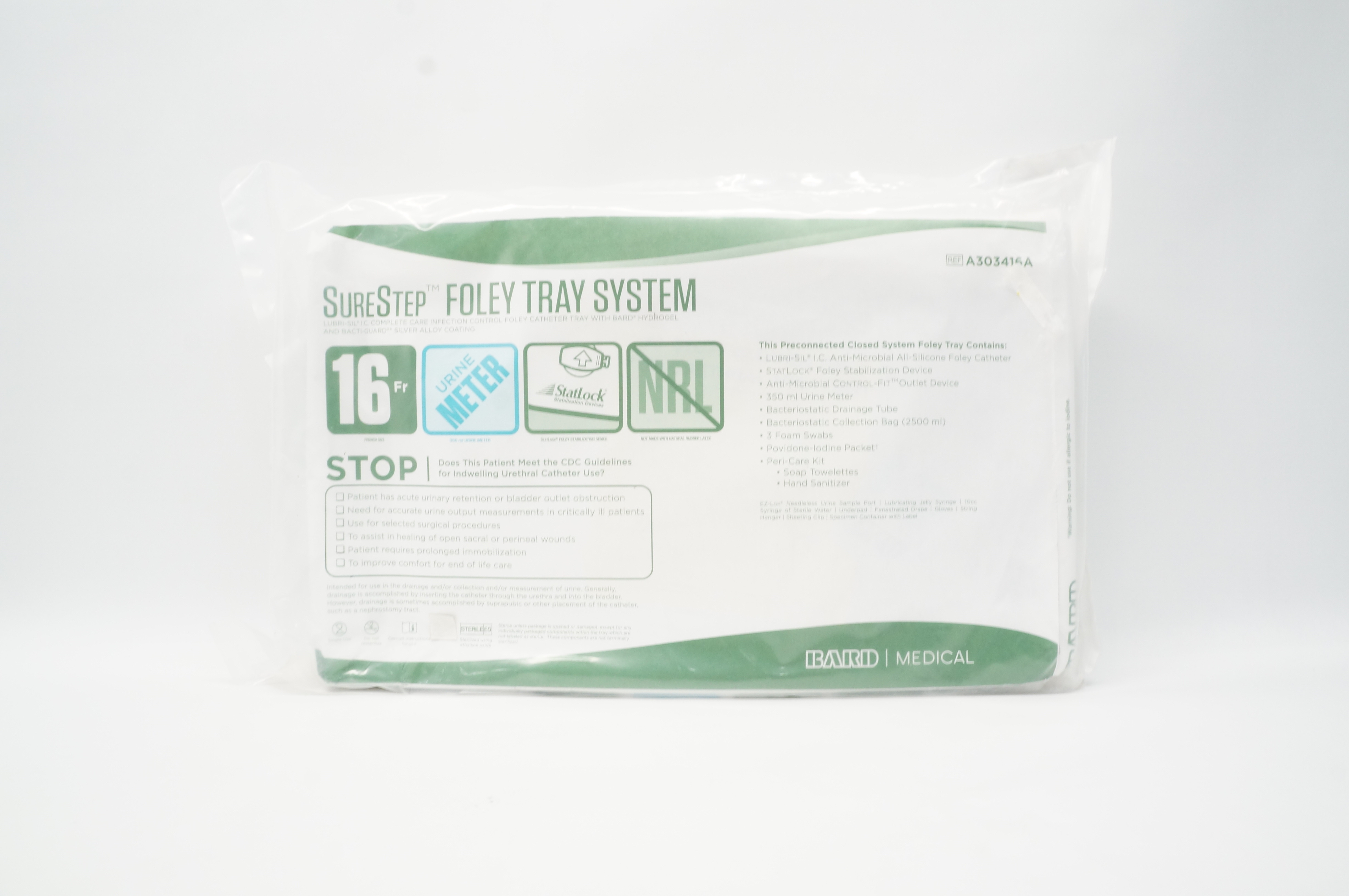 Bard A303416A SureStep Foley Tray System 16Fr. (x)