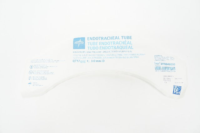 Medline DYND48030 Endotracheal Tube High Low Pressure 3.0mm ID