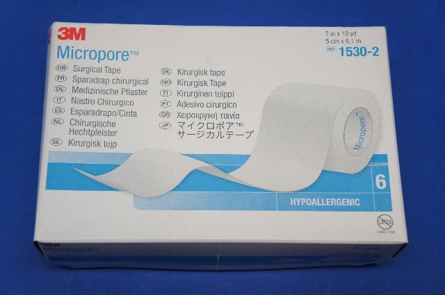 3M 1530-2 Micropore Hypoallergenic 2