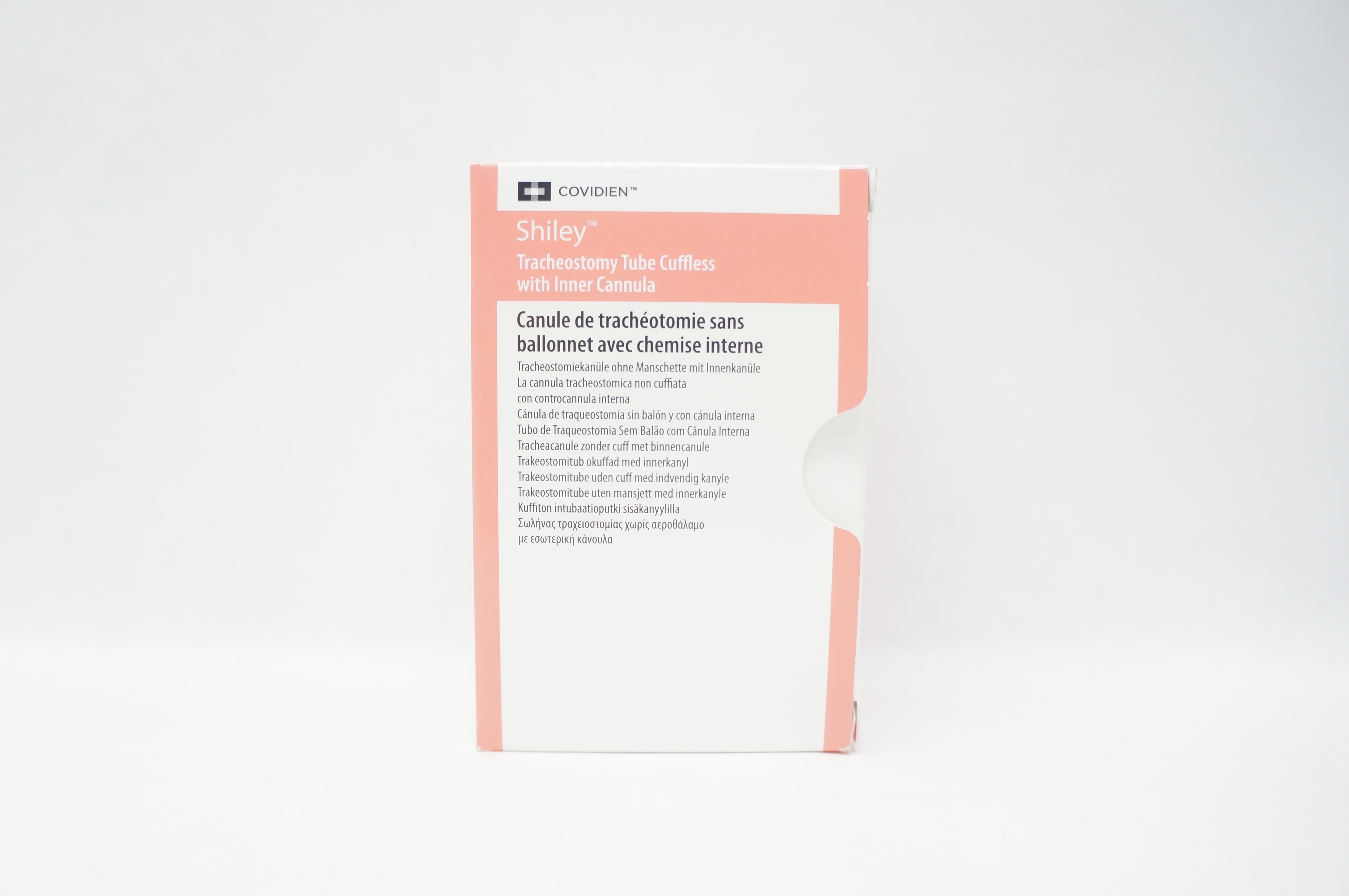 Covidien 8CFS Shiley Tracheostomy Tube Cuffless 7.6 ID x 12.2 OD x 81mm