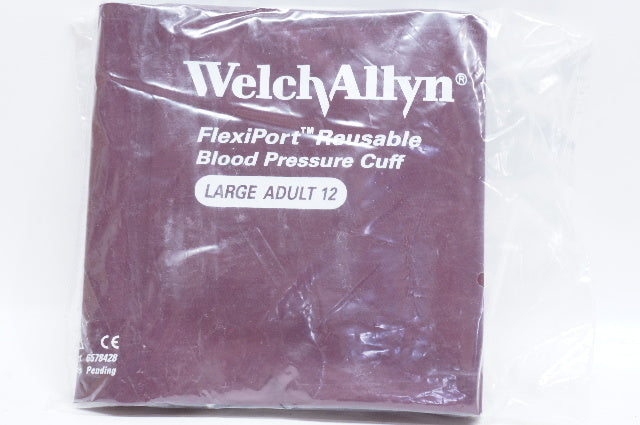 Welch Allyn DS44-DUR12 Connector Integrated into Cuff Without Bulb, Large Adult