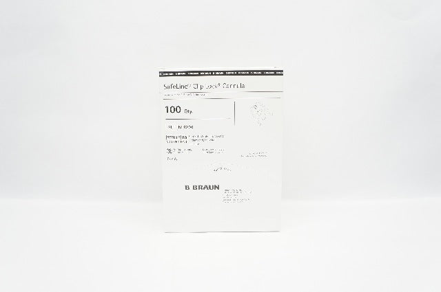 Braun NF9200 Safe-Line Clip Lock Cannula - Box of 100