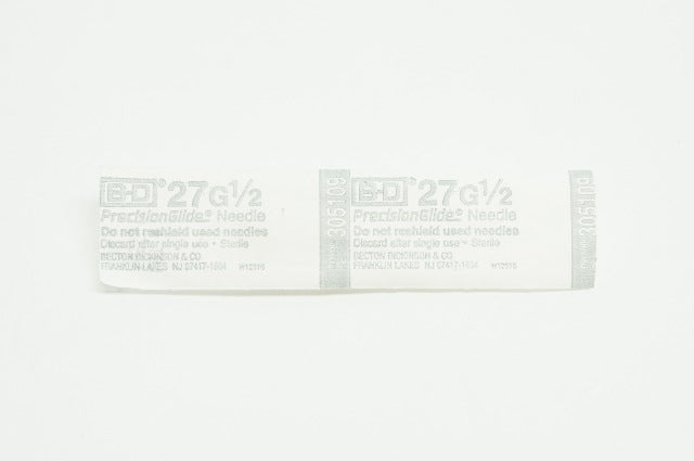 BD 305109 PrecisionGlide Ndle. 27G x 1/2inch