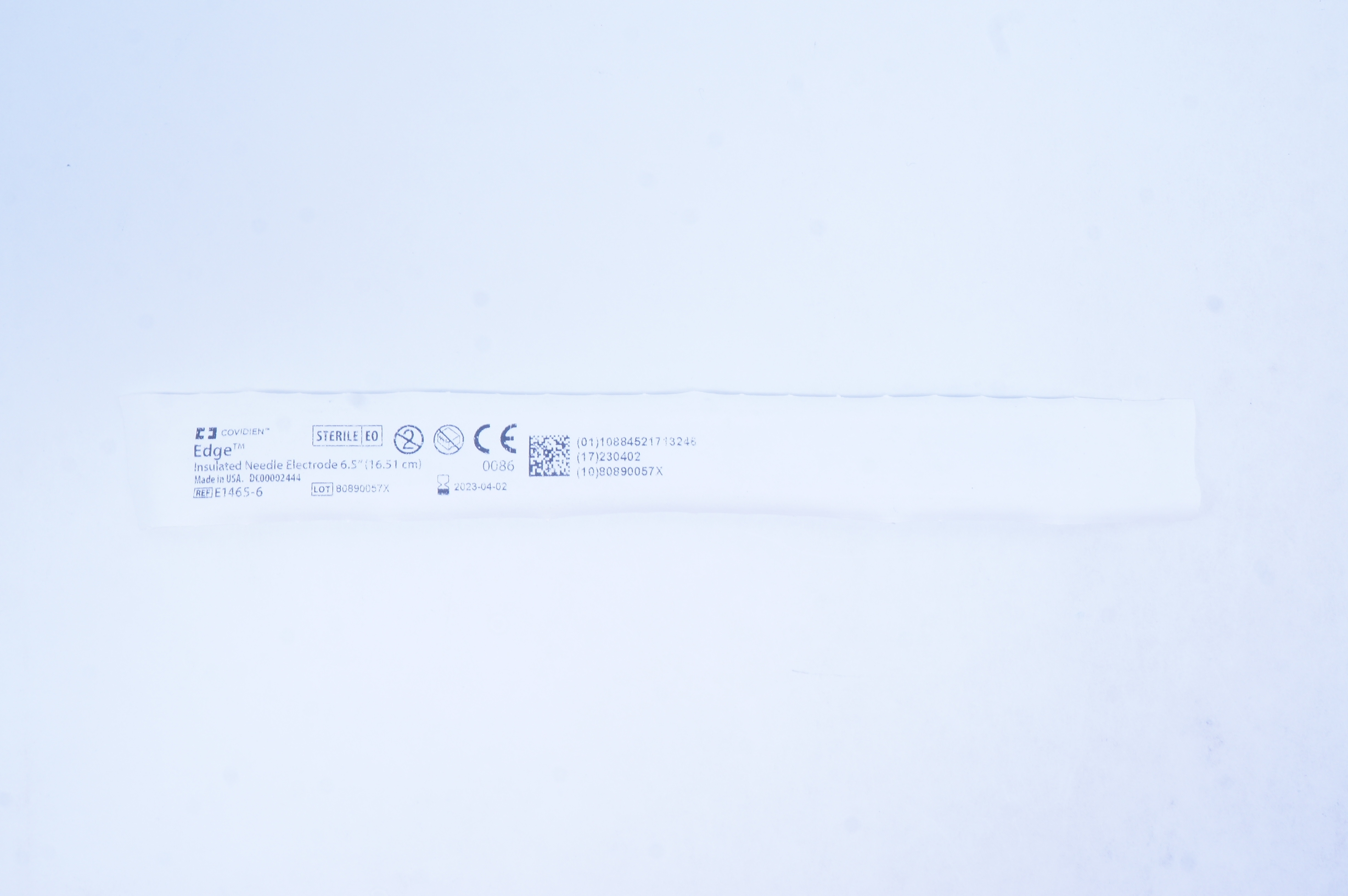 Covidien E1465-6 Edge Insulated Ndle Electrode 6.5 inch