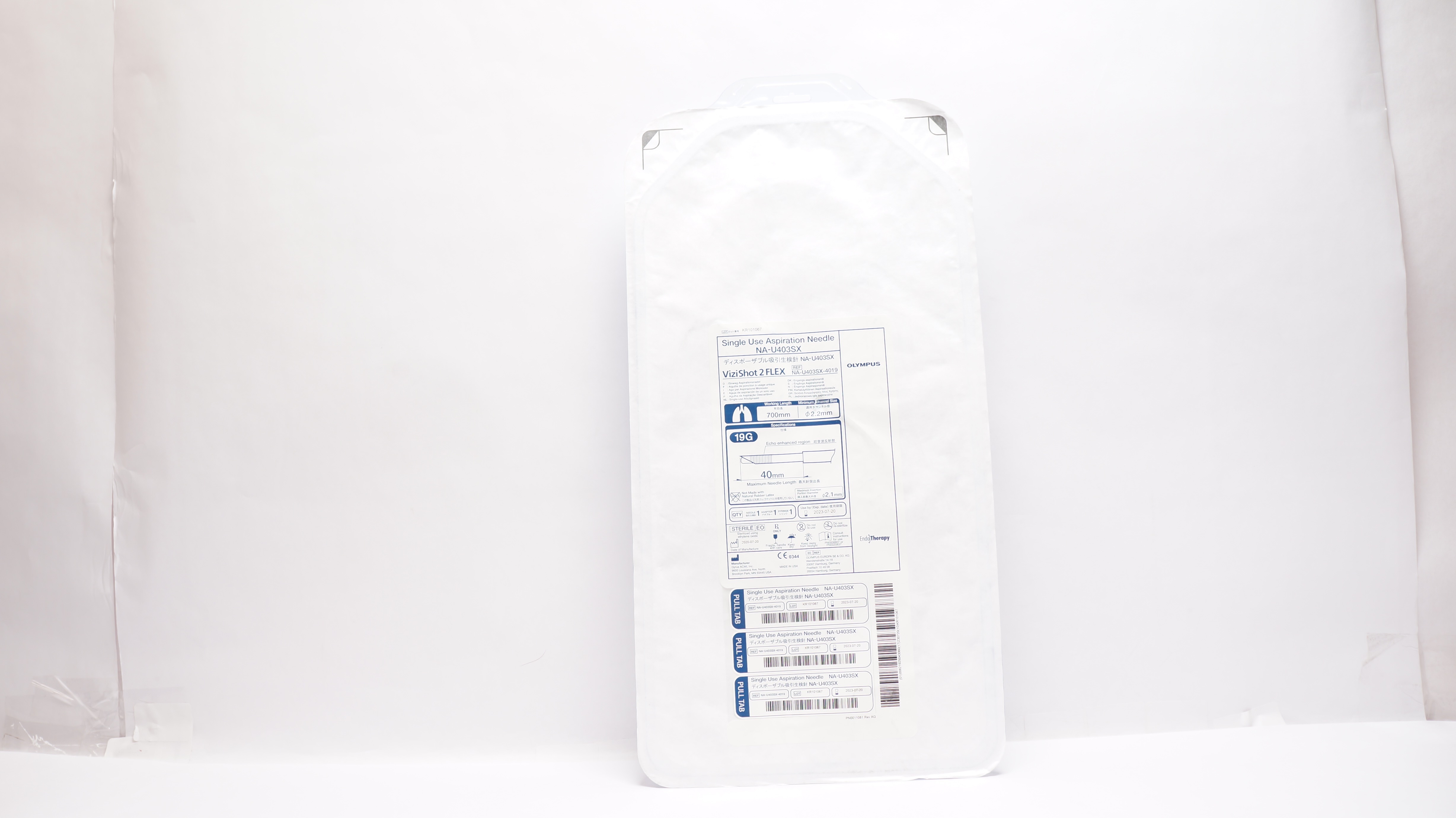 Olympus NA-U403SX-4019 Single Use Aspiration Ndle 19Ga (x)