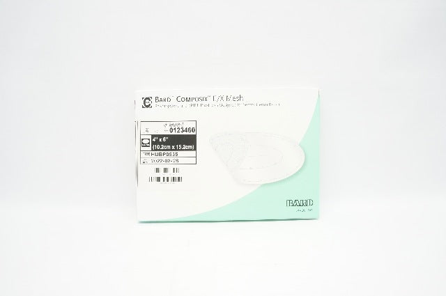 Bard 0123460 Composix E/X Mesh Polypropylene & ePTFE Prosthsis 4in x 6in (x)