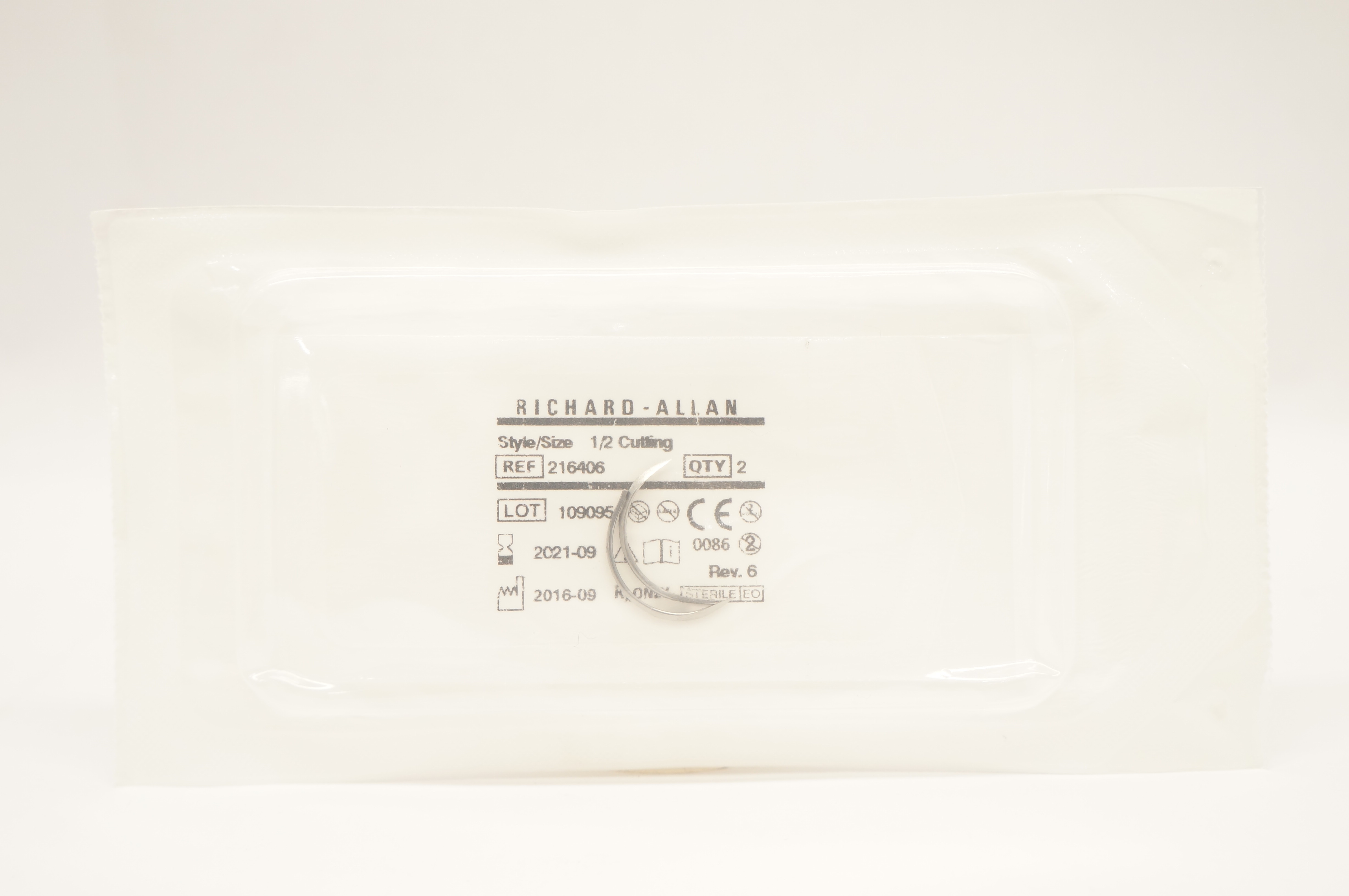 Richard-Allan 216406 1/2 Circle Reverse Cutting - Pack of 2 (x)