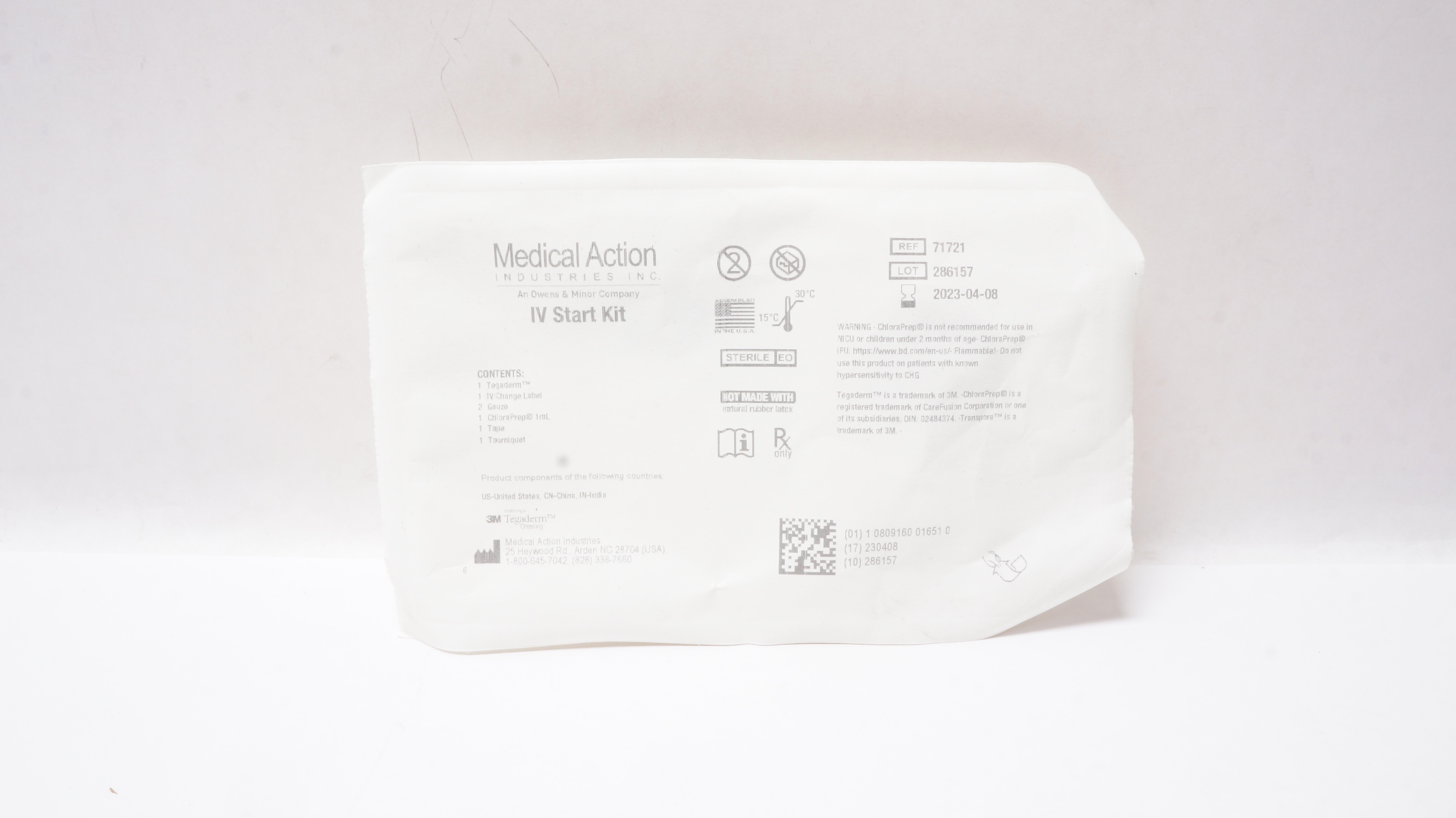 Medical Action Industries 71721 3M Tegaderm IV Start Kit (x)