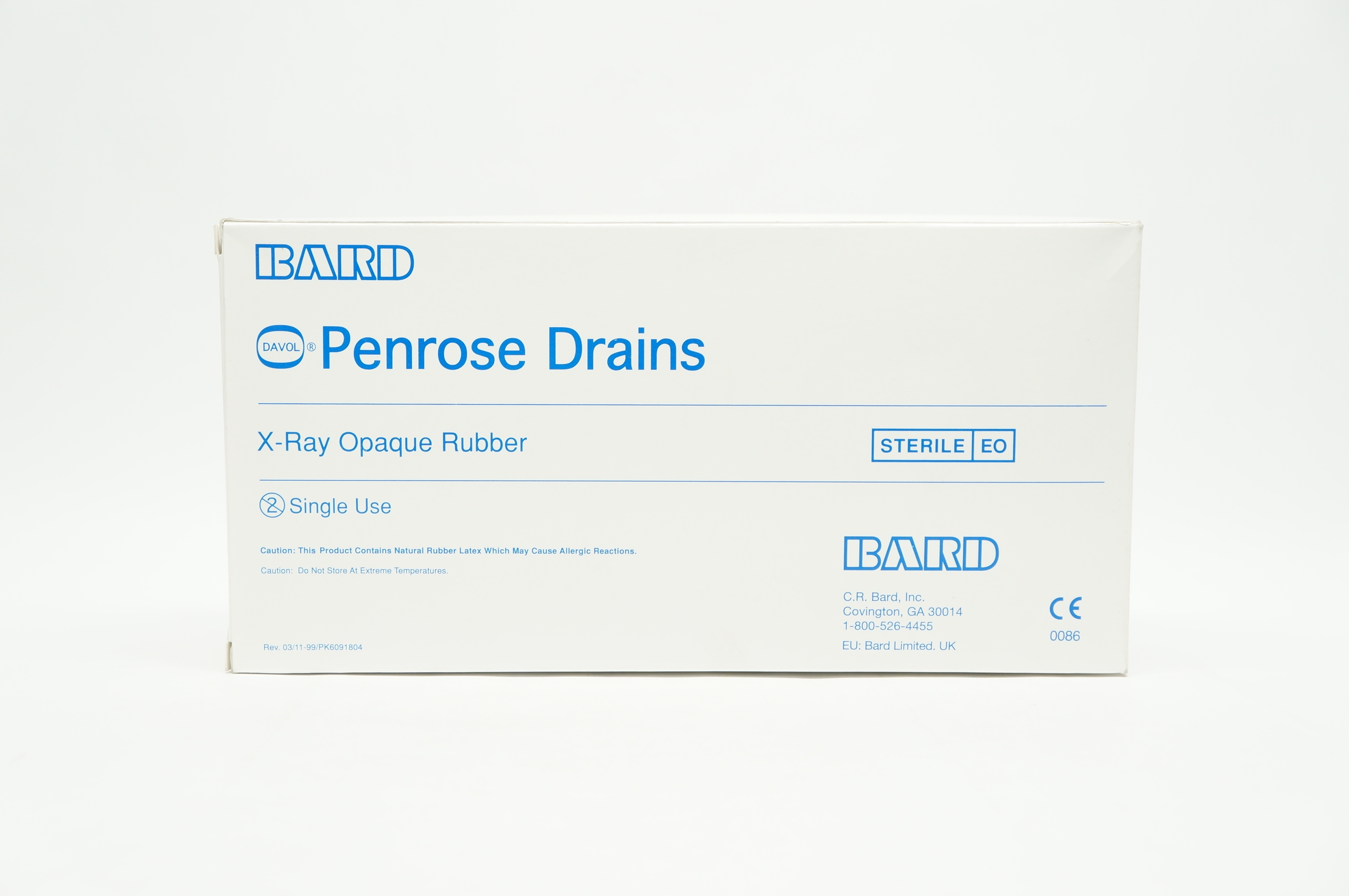 Bard 0918070 Davol Penrose Drains 18inch, 1inch I.D. - Box of 50 (x)