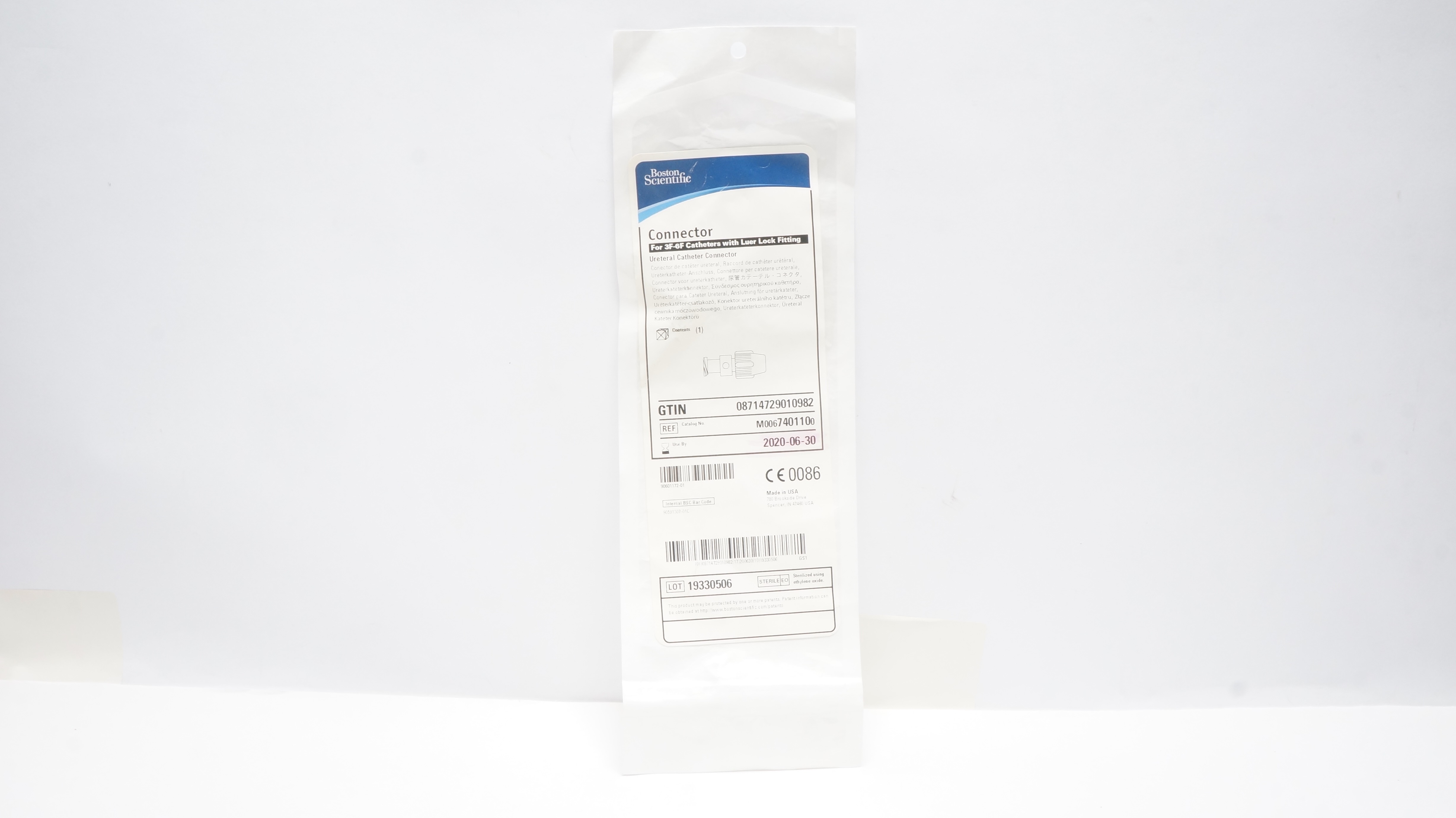 Boston Scientific M0067401100 Ureteral Cath. Connector (x)
