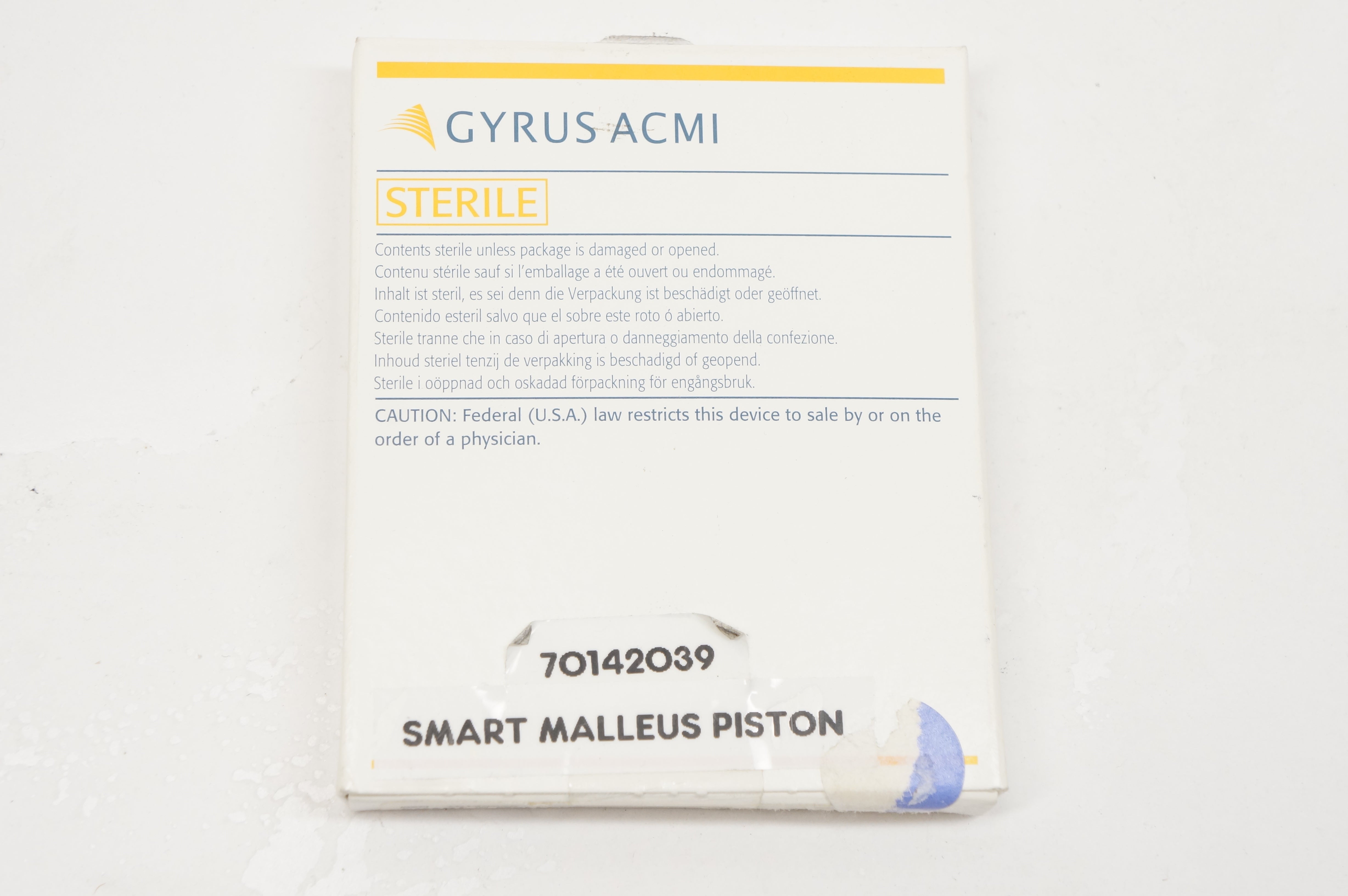 Gyrus ACMI 70142039 Smart Malleus Piston 0.6mm x 6.5mm (x)
