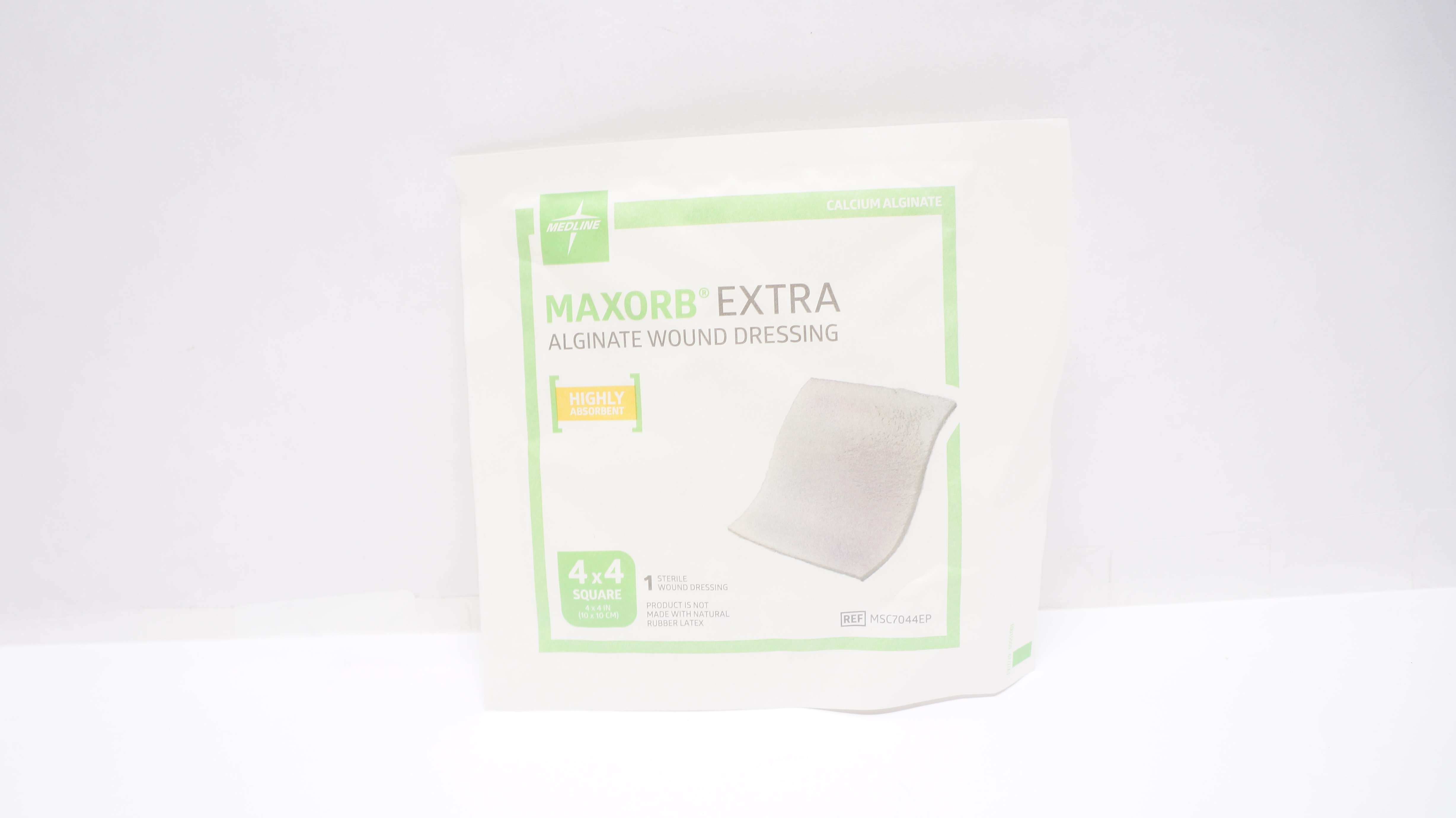 Medline MSC7044EP MAXORB Extra Alginate Wound Dressing 4 x 4inch (x)