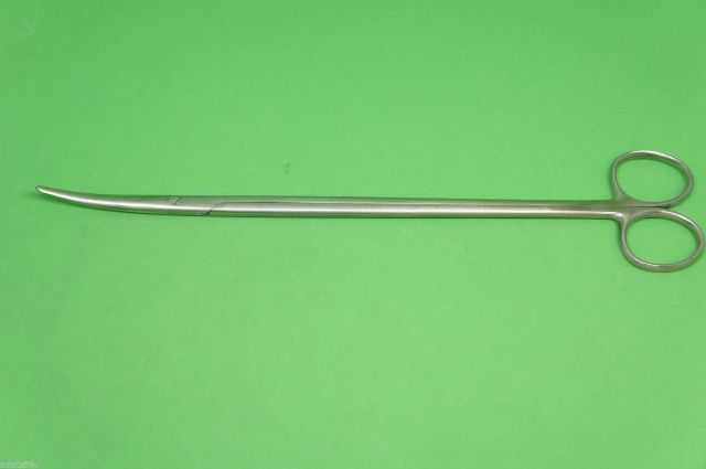 AP Scissors Gen Surg Metzenbaum Delicate Dissecting 11inch lg Crvd Crs
