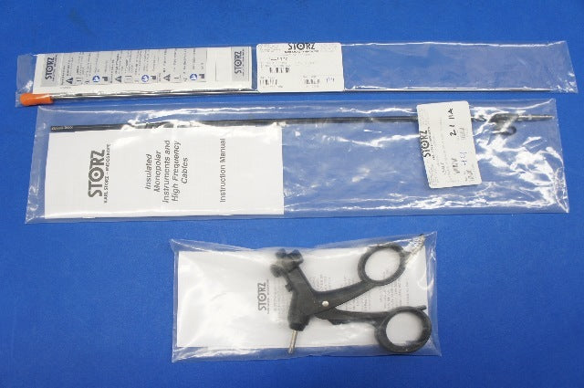 Karl Storz 34451MD Click Line Scissors, Rotating, Straight, Size 5mm Length 43cm