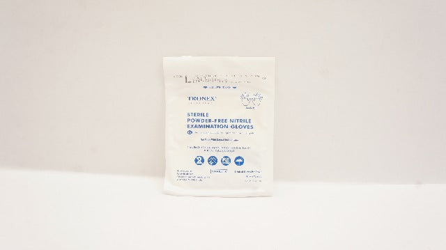 Tronex Healthcare 9088STR-30 Sterile Powder-Free Nitrile Examin. Gloves Size L
