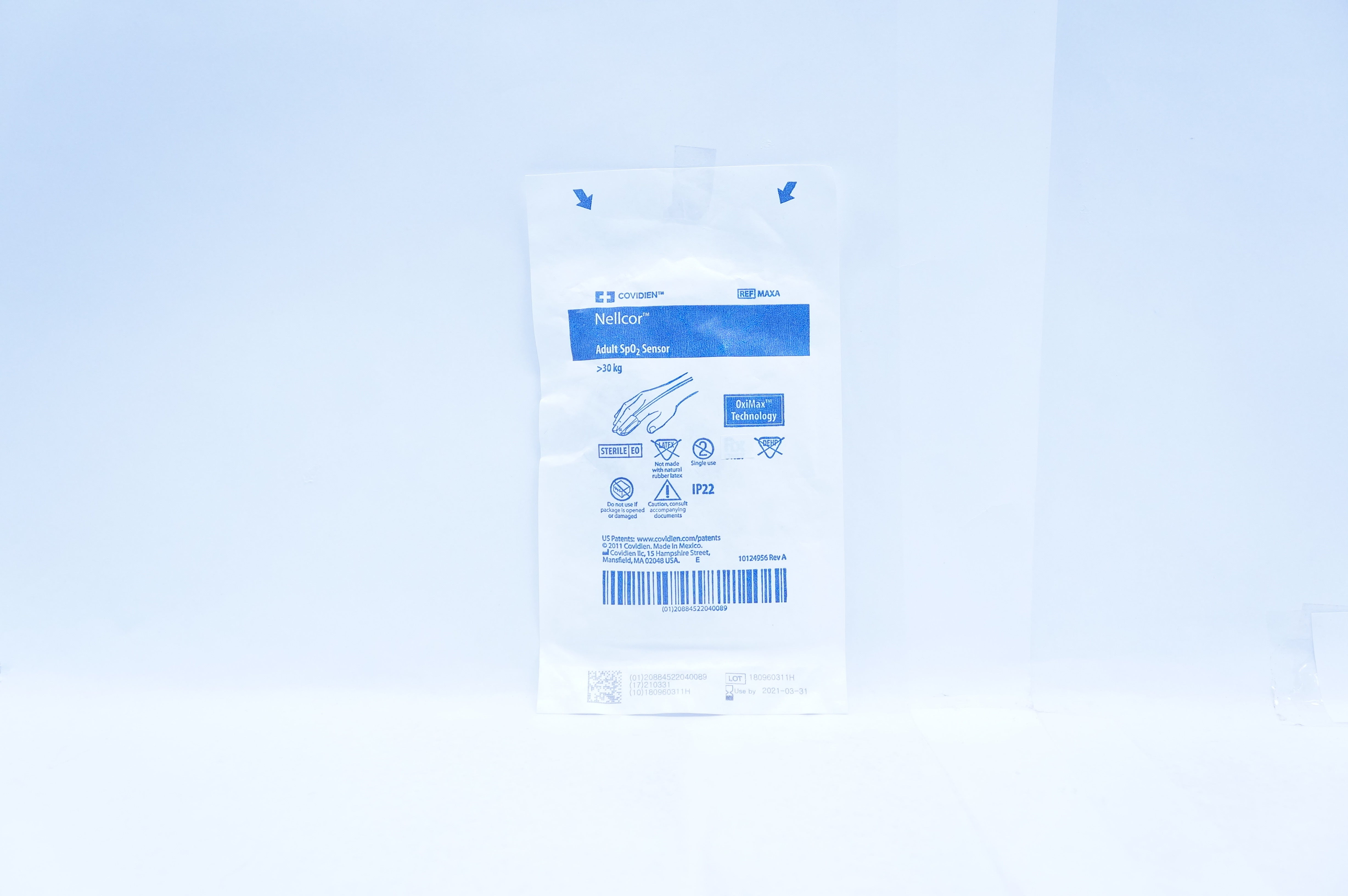 Covidien MAXA Nellcor Adult SpO2 Sensor >30kg (x)