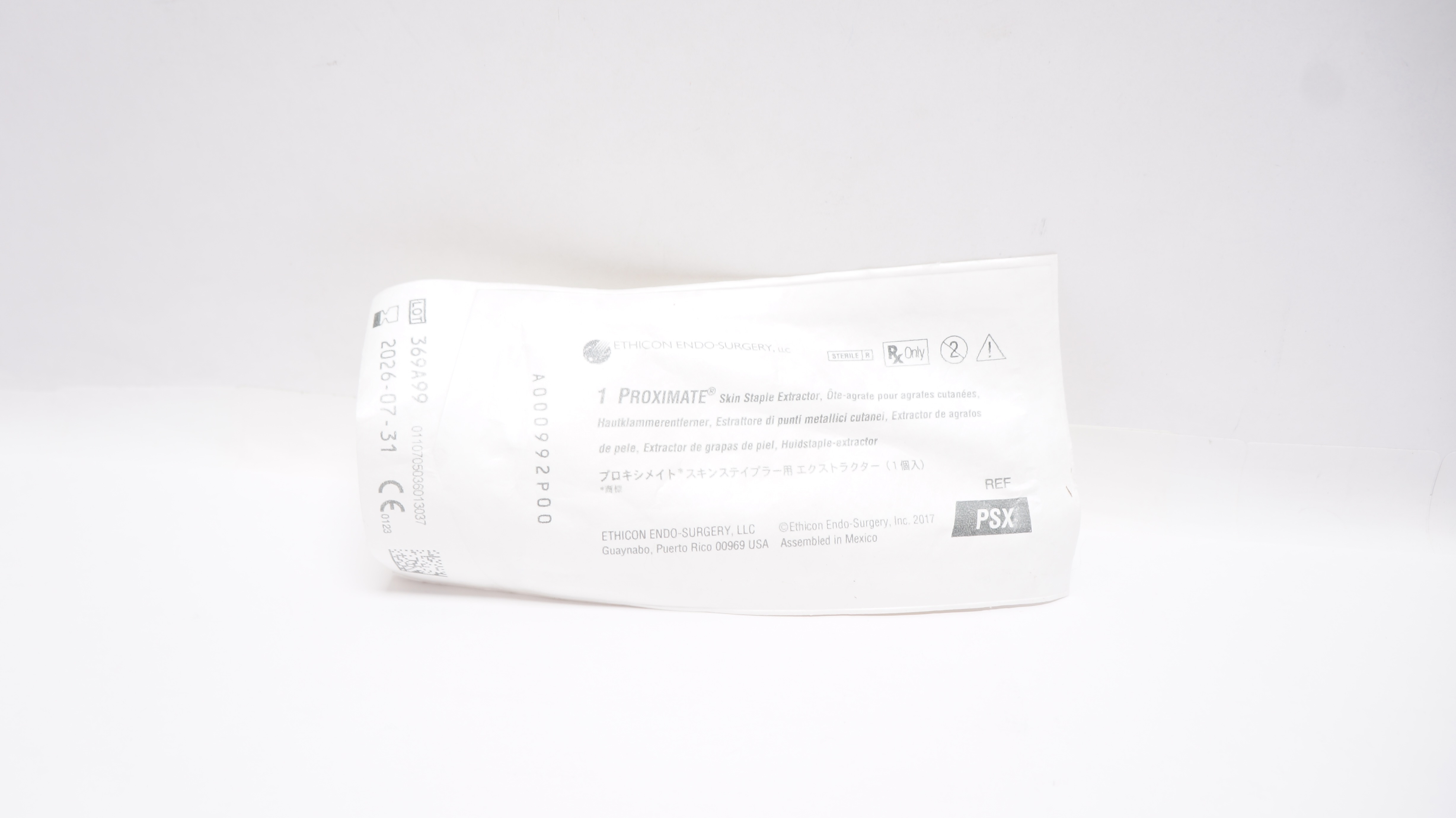 Ethicon PSX 1 Proximate Skin Staple Extractor