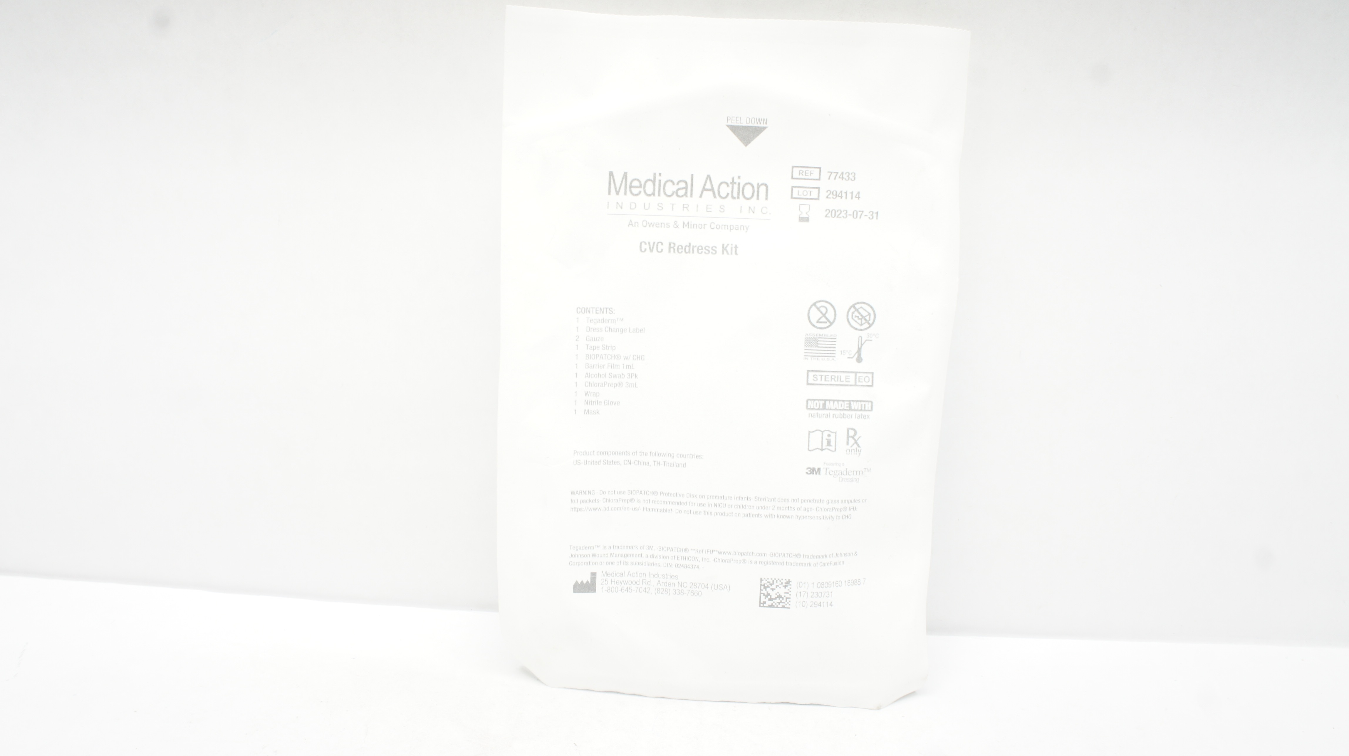 Medical Action 77433 3M Tegaderm CVC Redress Kit (x)