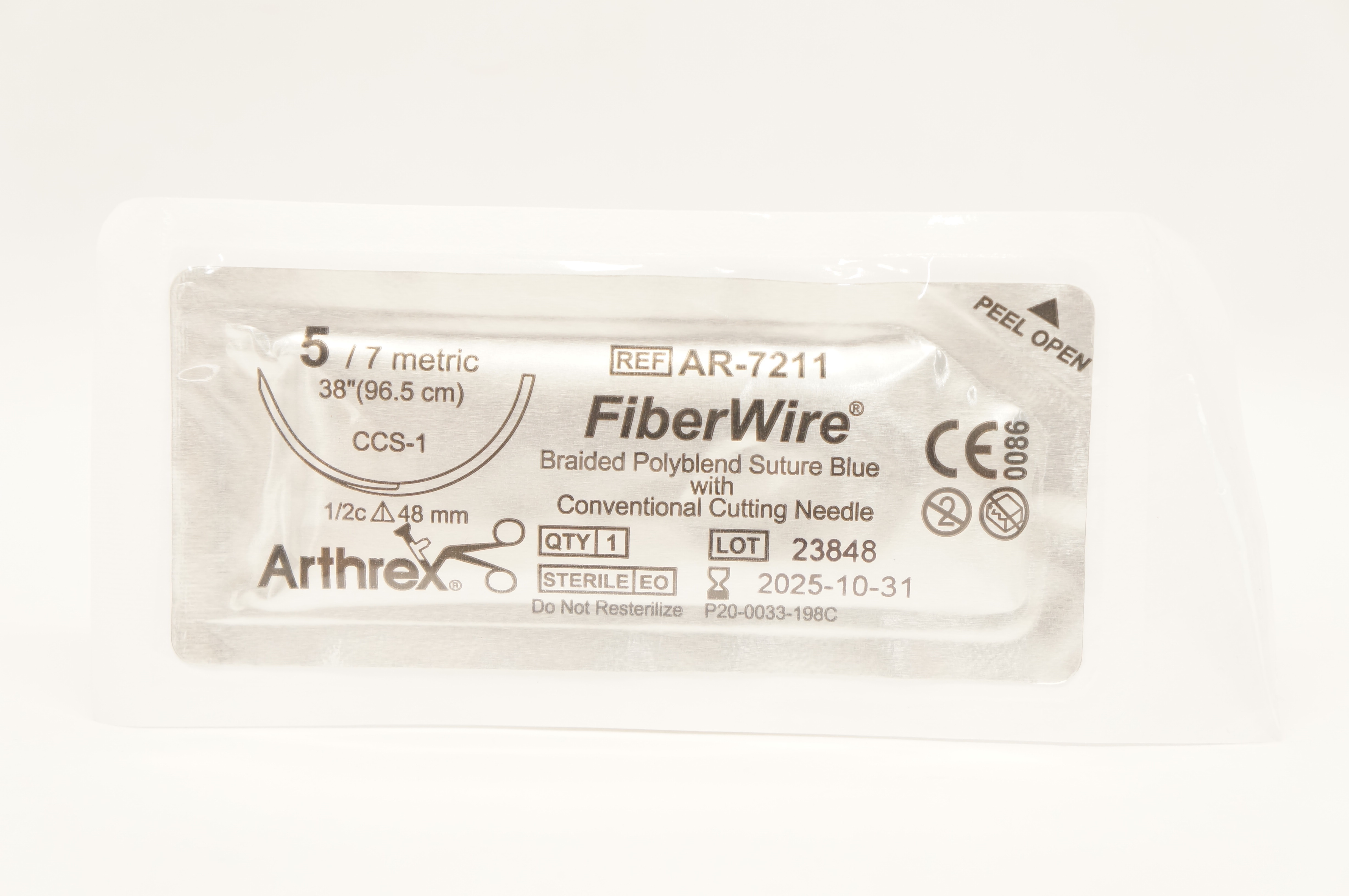 Arthrex AR-7211 5 FIBERWIRE CCS-1 48mm 1/2c 38inch