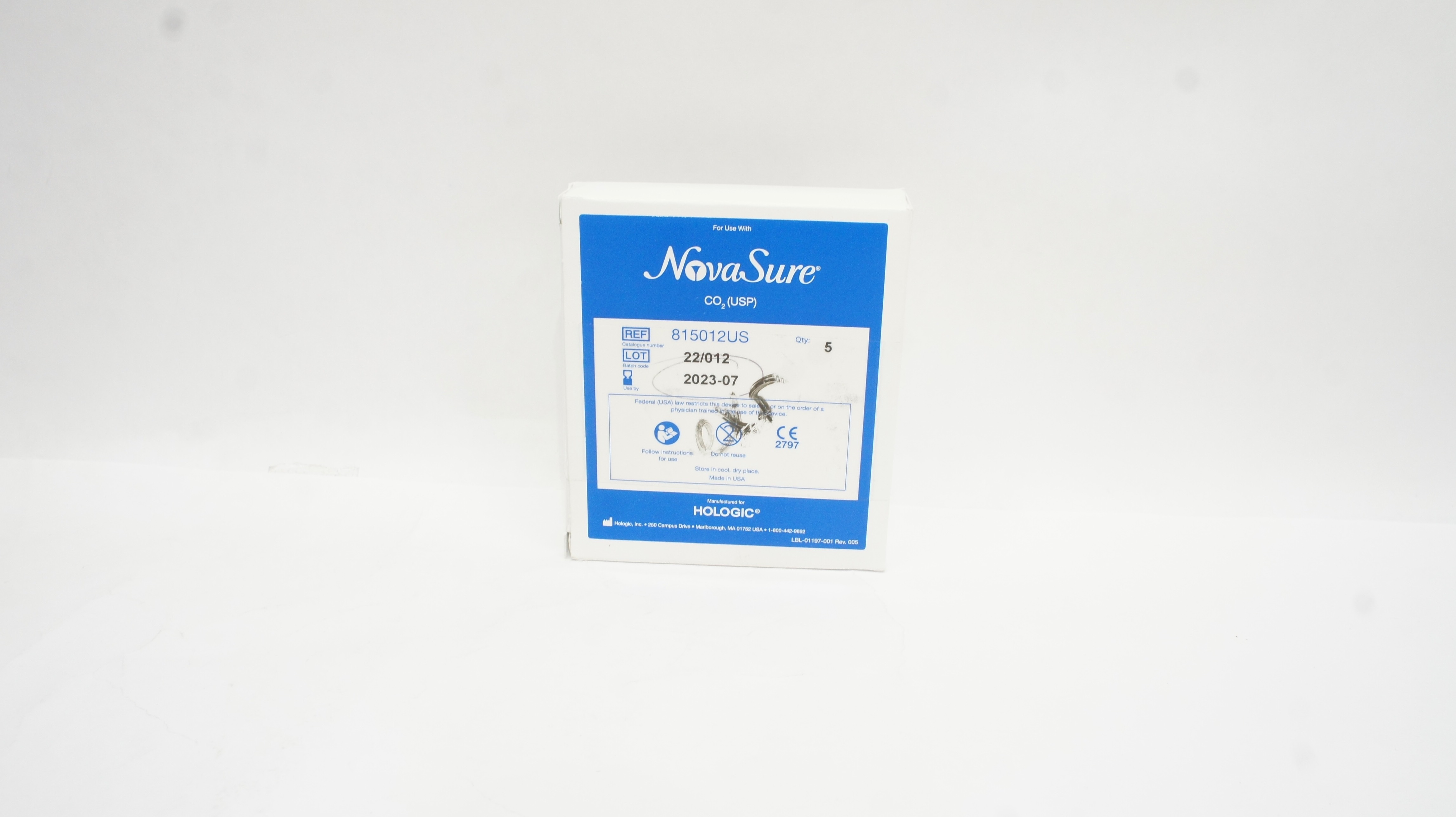 Hologic 815012US NovaSure CO2 USP (x) - Box of 5