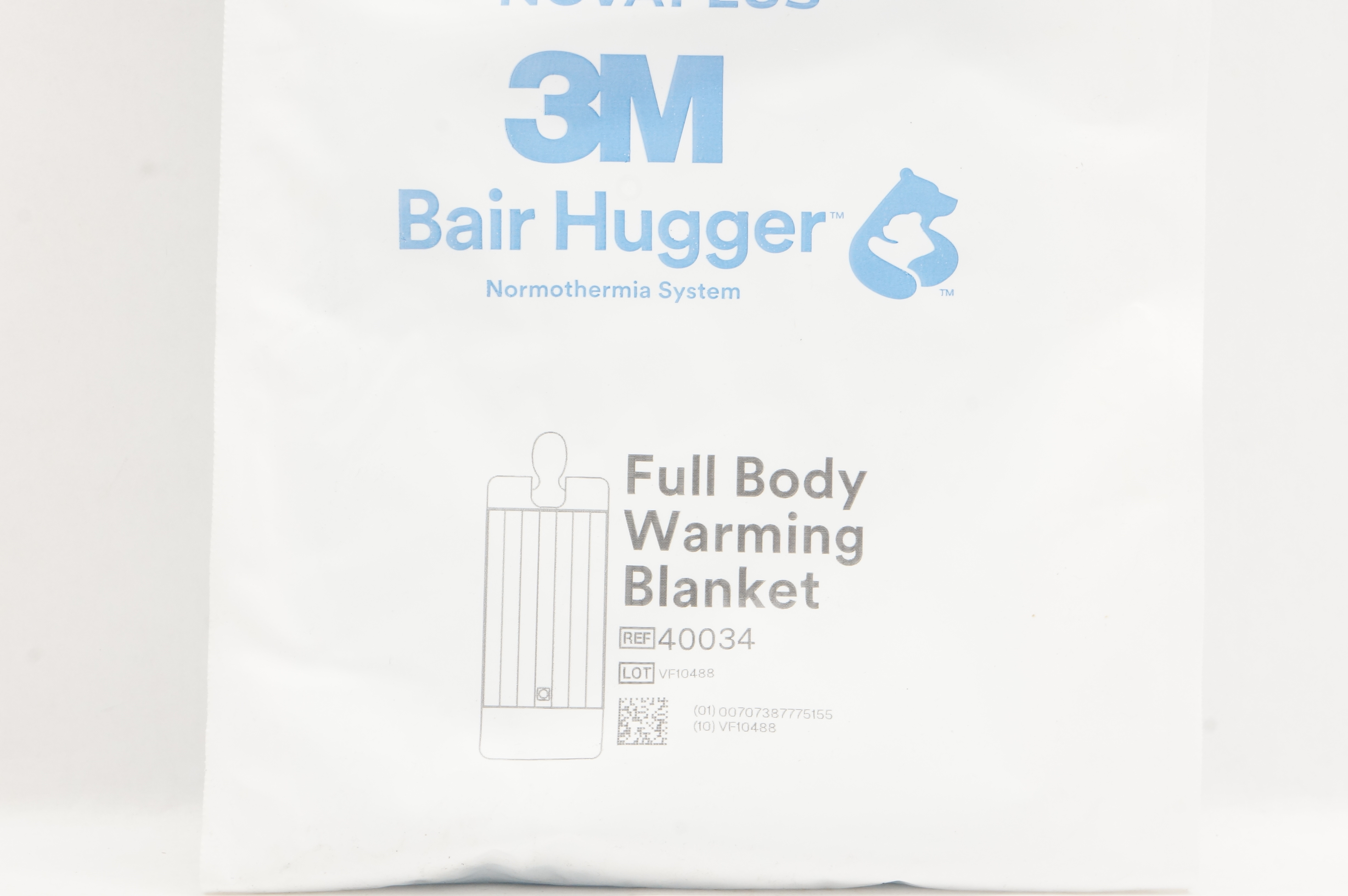 3M 40034 Bair Hugger Novaplus Disposable Forced-Air Full Body Warming Blanket