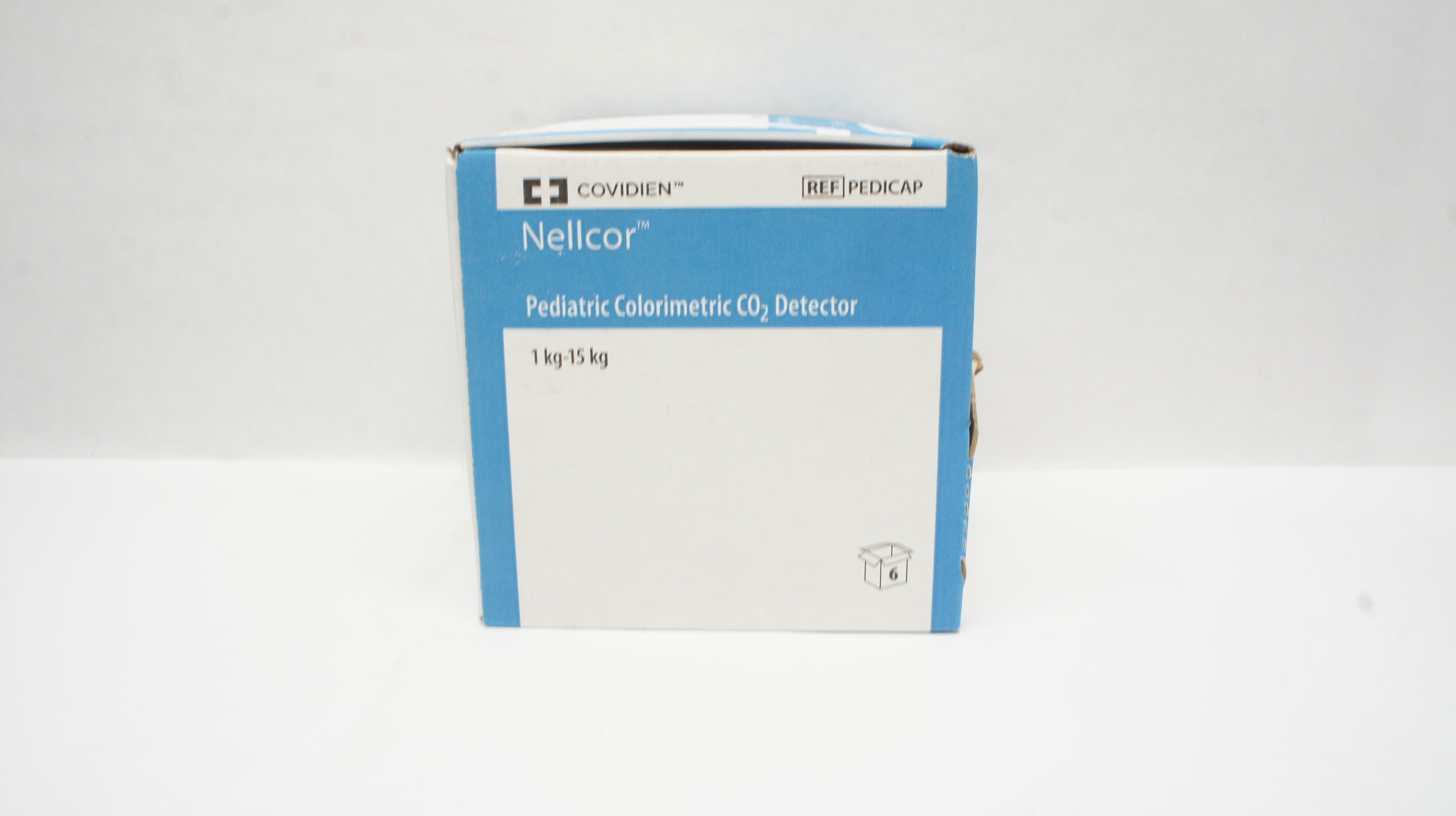 Covidien PEDICAP Nellcor Pediatric Colorimetric CO2 Detector 1kg-15g - Box of 4