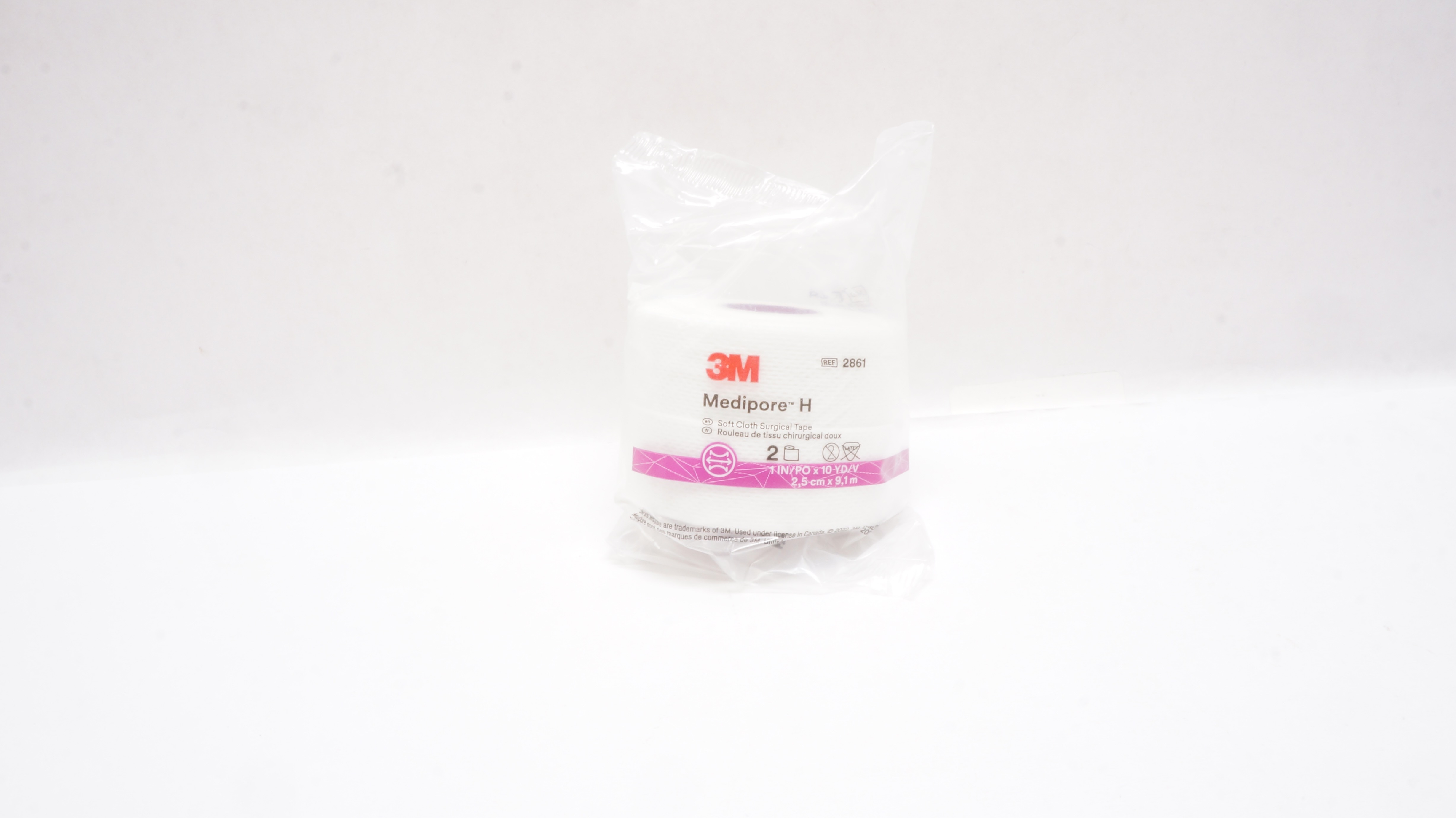 3M 2861 Medipore H Soft Cloth Surgical Tape 1inch x 10yd